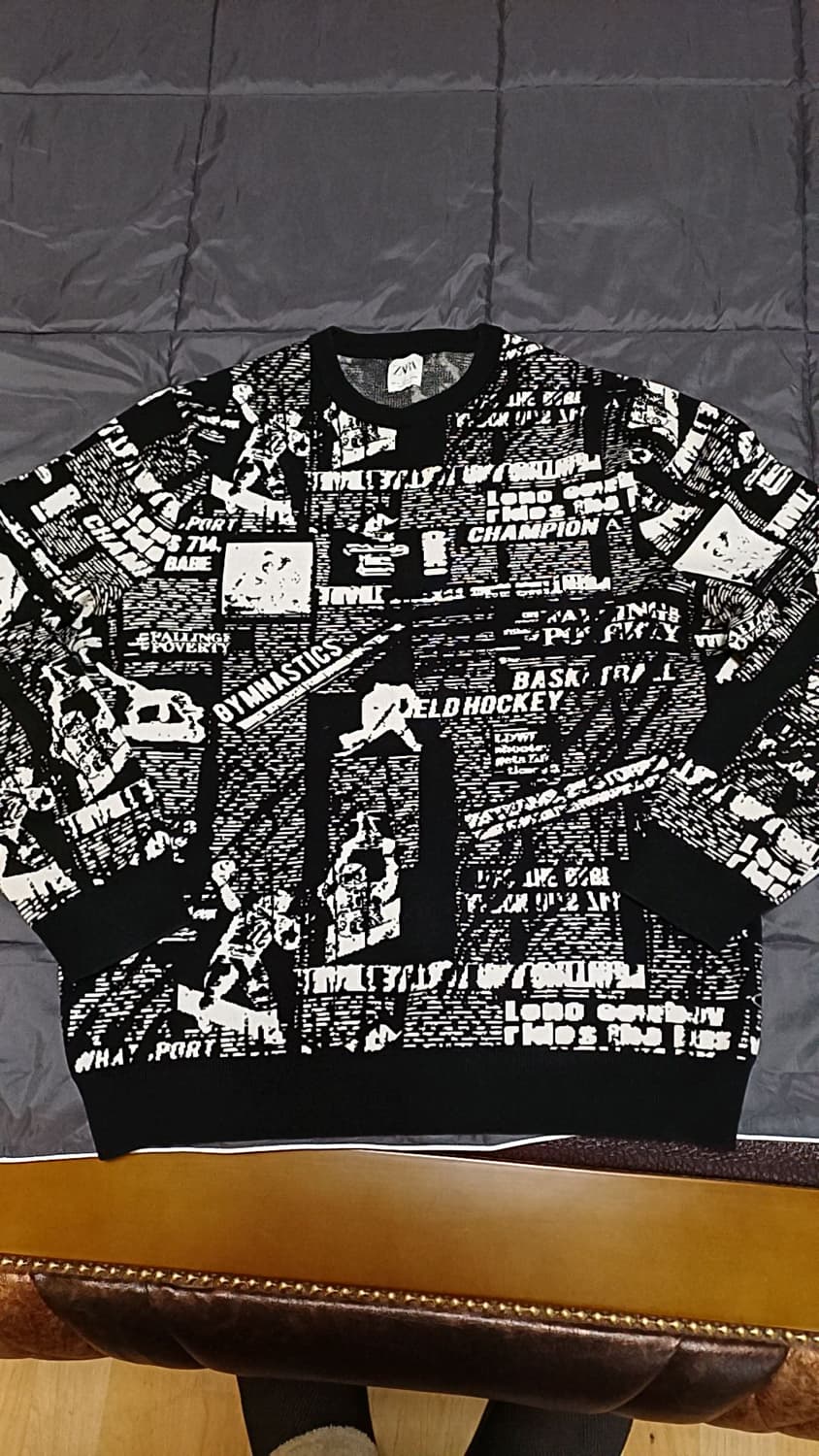 자라 니트 105 가슴58 기장70 상품이미지1