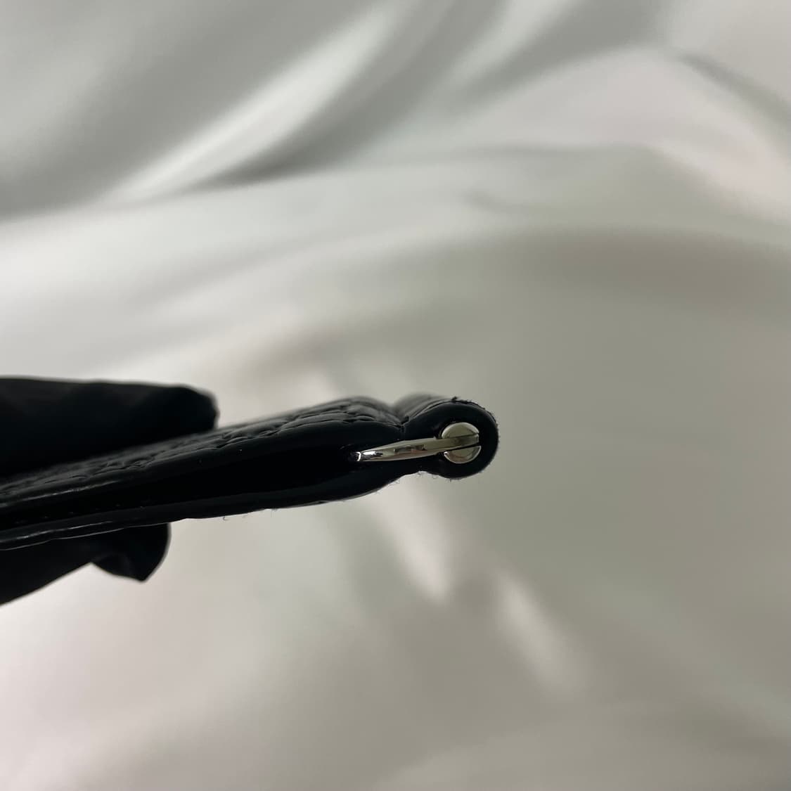 구찌 GG 로고 마이크로시마 블랙 머니클립 반지갑 단품 상품이미지6