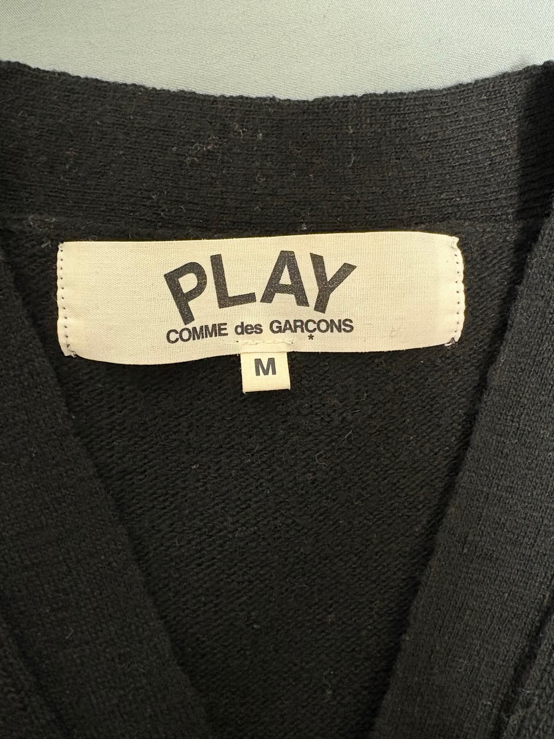 꼼데가르송 플레이 울 가디건  (M) 상품이미지3