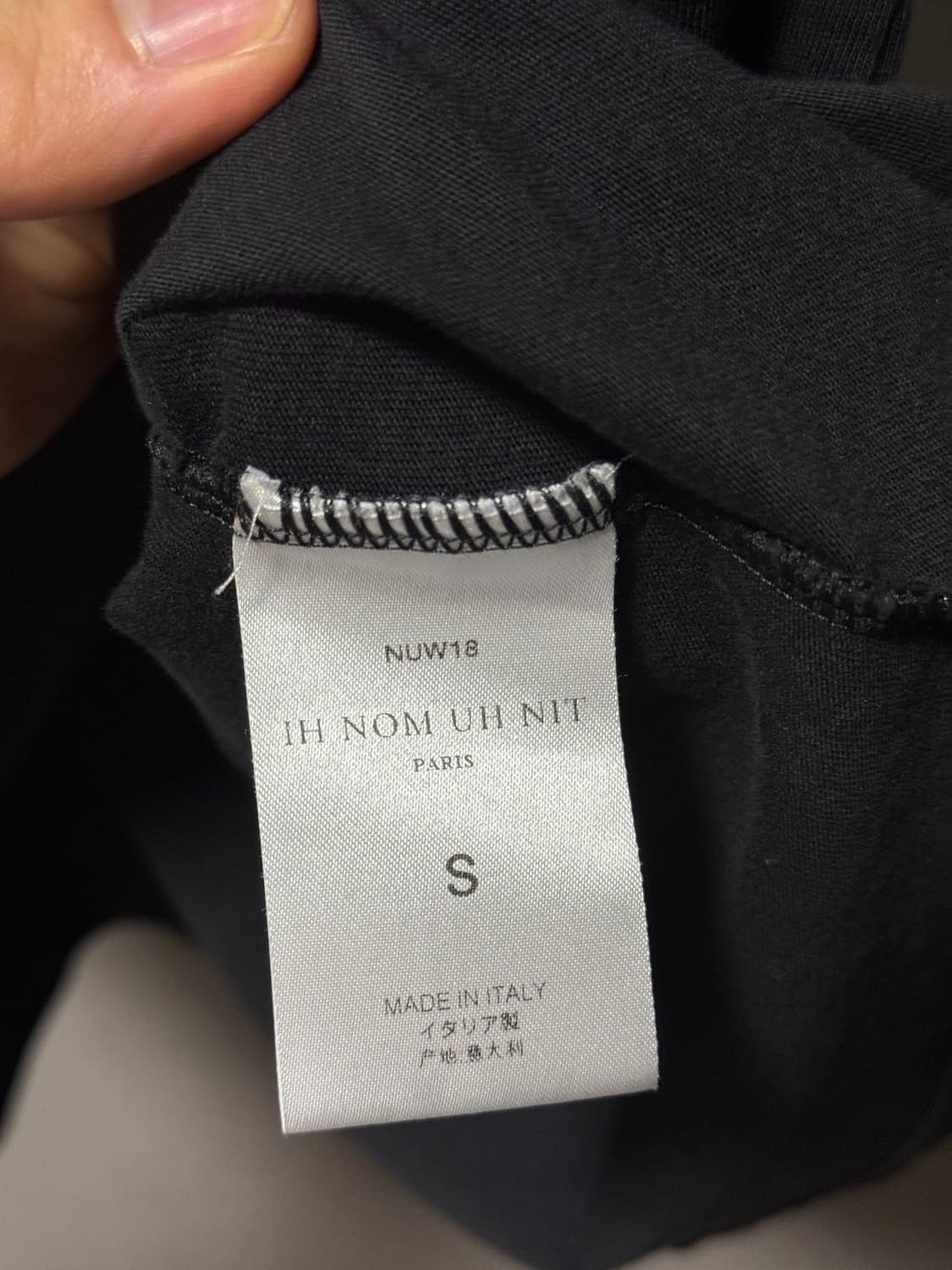 이놈어닛 프린트 반팔 티셔츠 블랙 S 상품이미지6