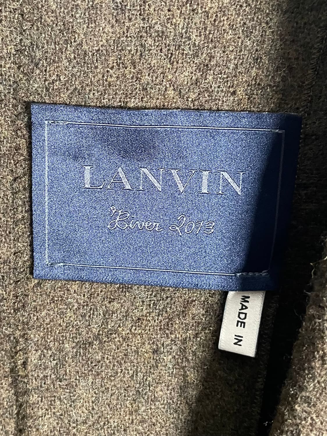 13fw 랑방 컬렉션 프린지 울 롱코트 (on.576)   상품이미지8