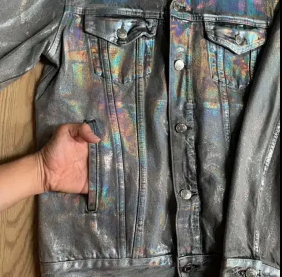 [ZARA] 자라 홀로그램 이팩터 웨스턴자켓 상품이미지4