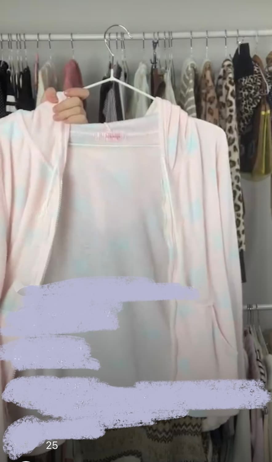 sugar doll 슈가돌 핑크 소라 별 후드집업 상품이미지2