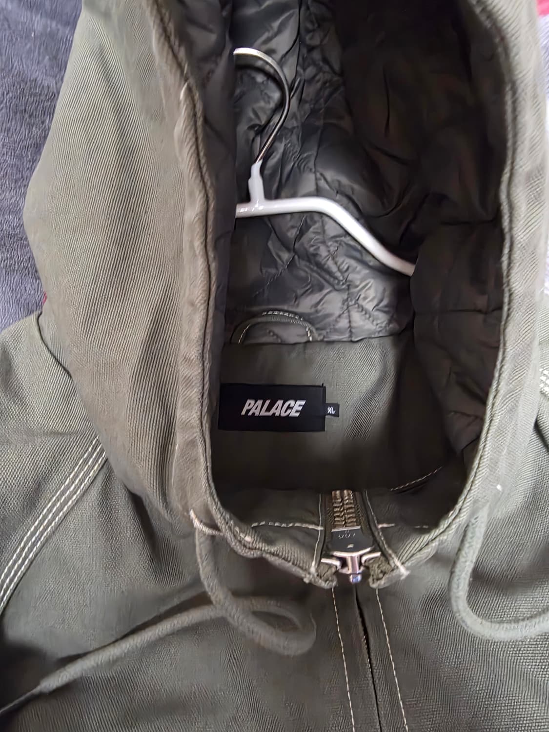 팔라스 10온즈 후디드 자켓 올리브 - 24FW 상품이미지2