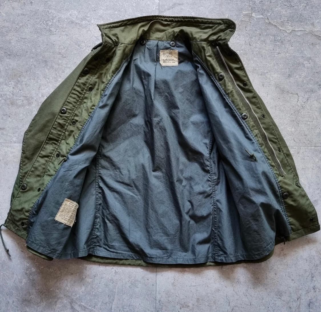 60's 2nd M-65 필드자켓 그레이 안감 상품이미지3
