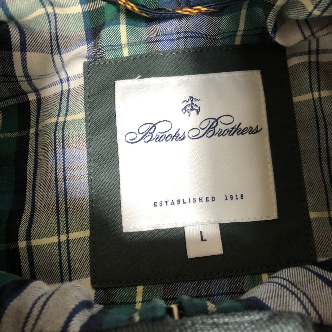 브룩스브라더스 헤링턴 봄버 자켓 L 상품이미지2