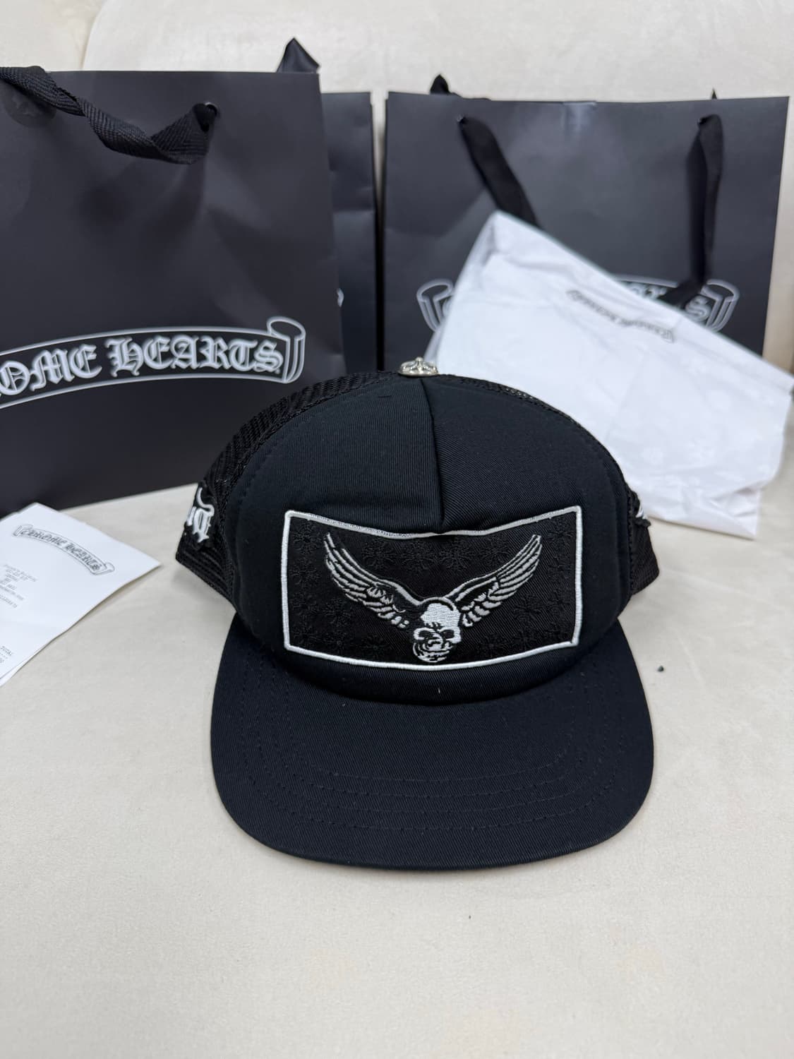 크롬하츠 x 영블러드 x 에어로스미스 트러커 캡 상품이미지1