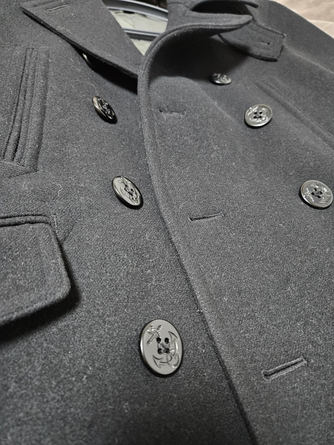 [M사이즈] 이스트로그 피코트 블랙 상품이미지3