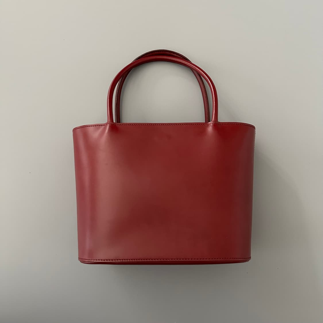 마가렛호웰 margaret howell 소가죽 버건디 토트백 상품이미지2