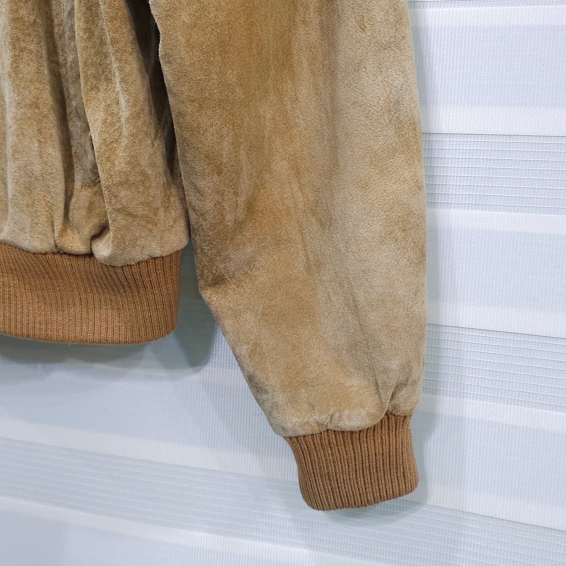 JAPAN 80-90s 빈티지 스웨이드 봄버 자켓- M 상품이미지3