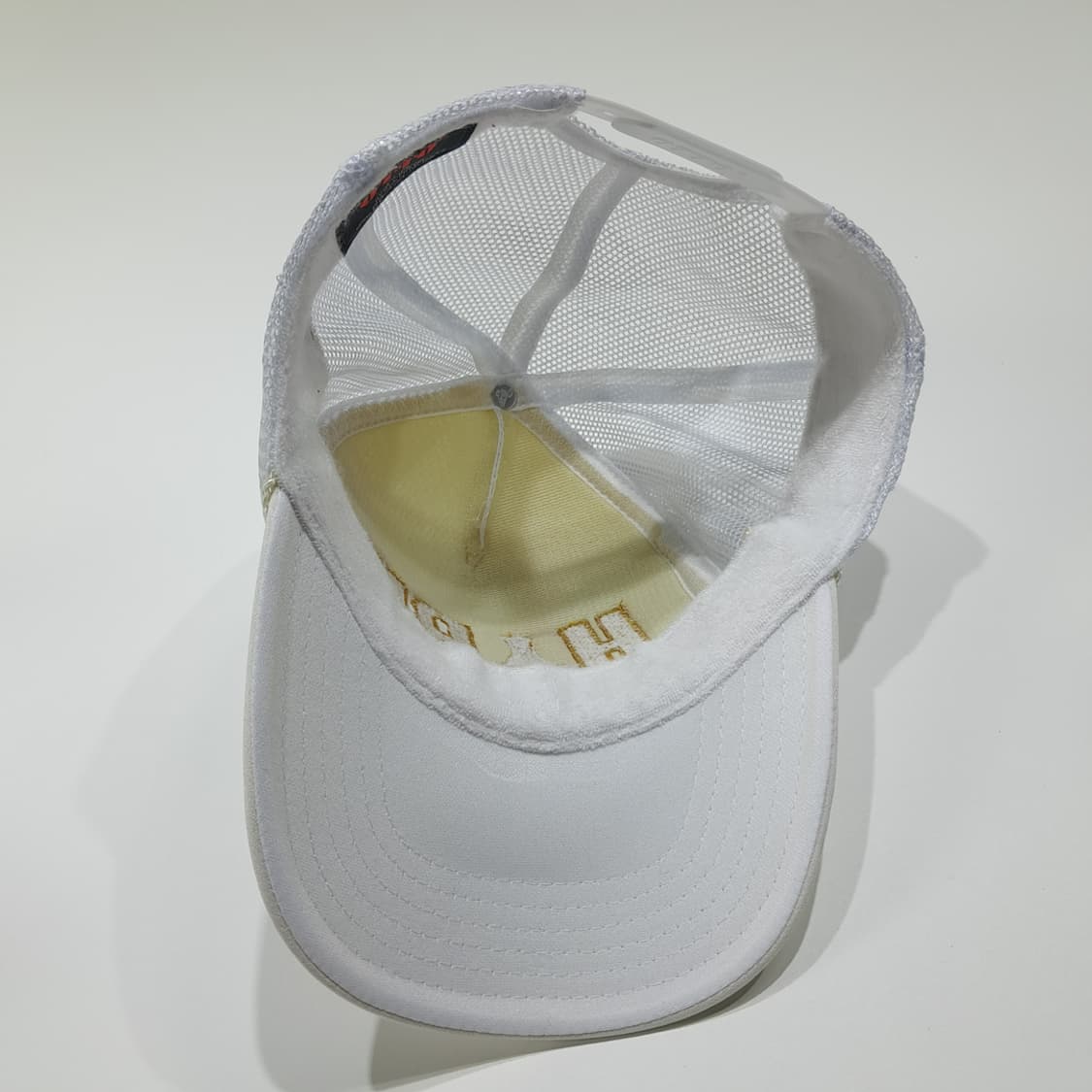 OTTO HABU 캐릭터 자수 화이트 메쉬 트러커 로프캡 P2059 상품이미지7
