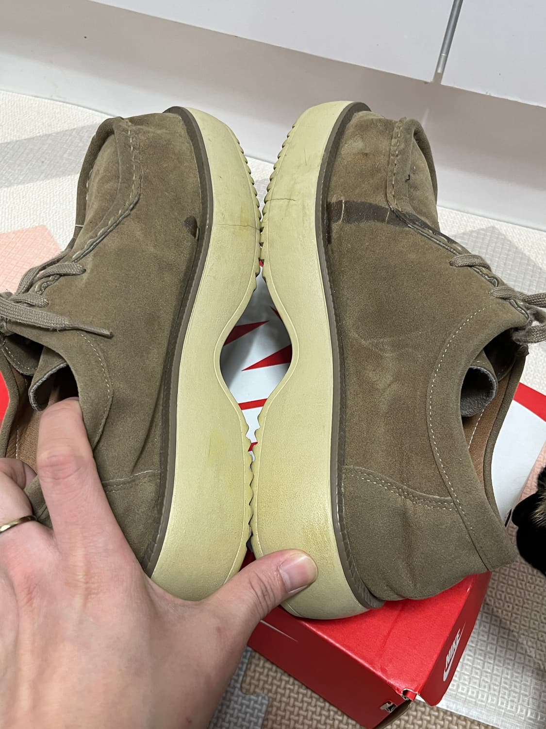 위더로드 스웨이드 모카신 더비슈즈 270 상품이미지5