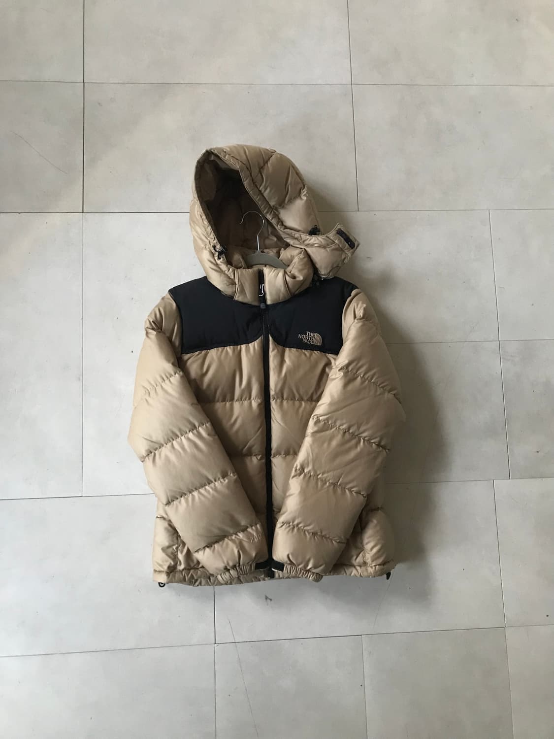 노페 베이지브라운 패딩 상품이미지6