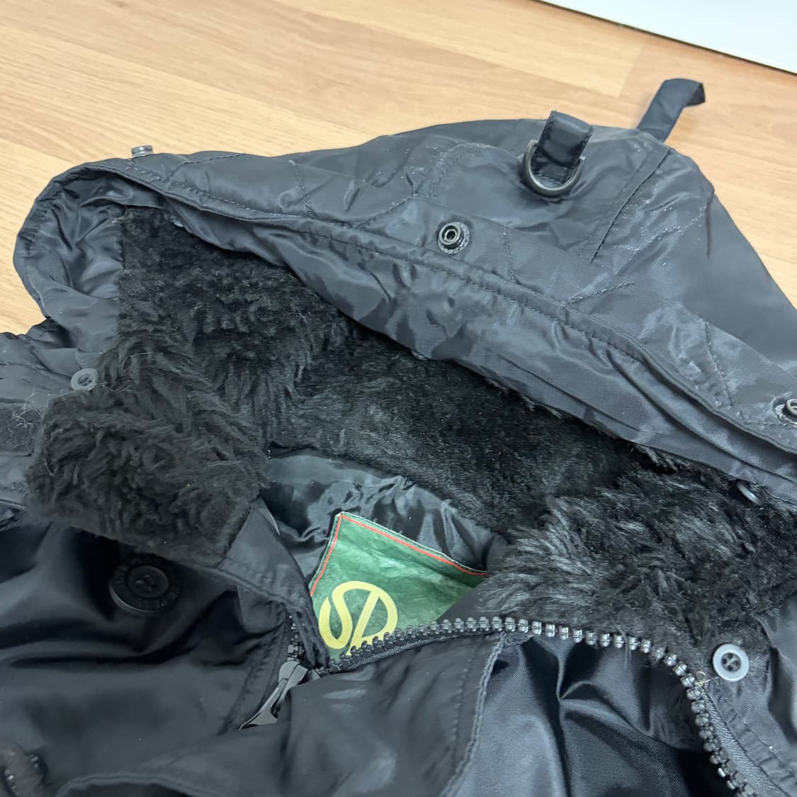 재팬빈티지 일본빈티지 블랙 y2k 와투케 갸루 야상 패딩 점퍼 자켓 상품이미지2