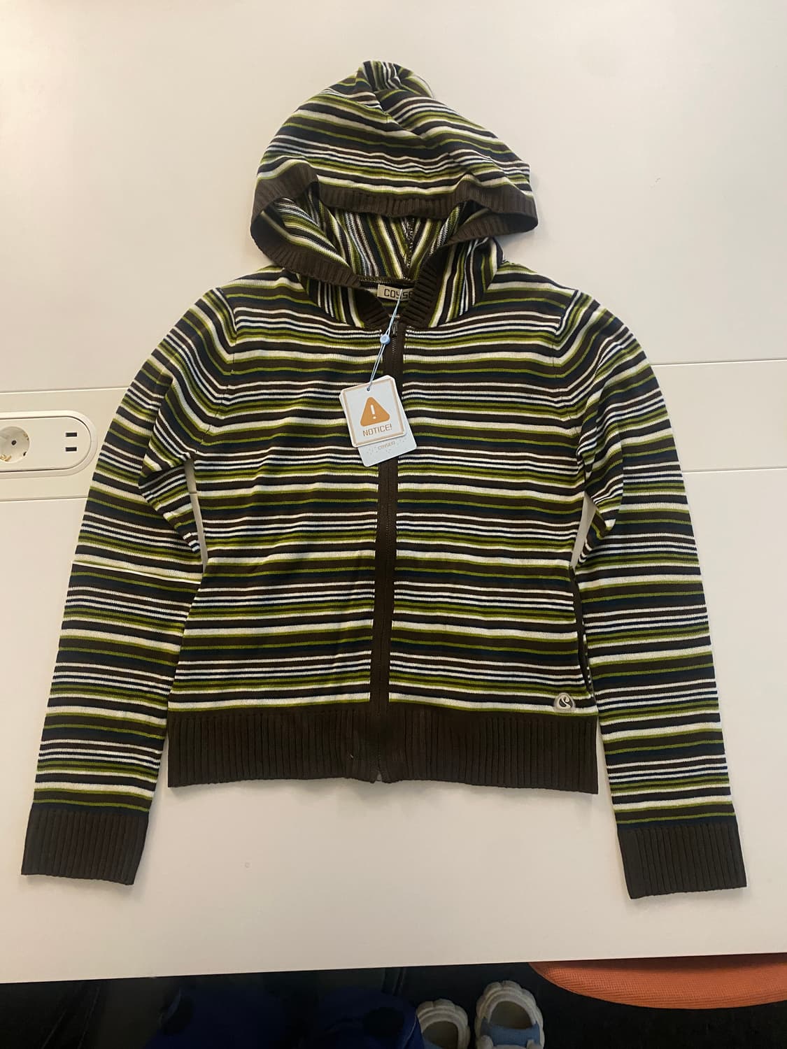 코이세이오 스트라이프 니트집업 상품이미지4