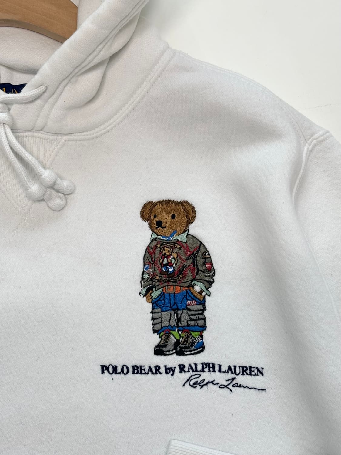 Polo by RalphLauren 폴로 화이트 베어 후디 상품이미지6