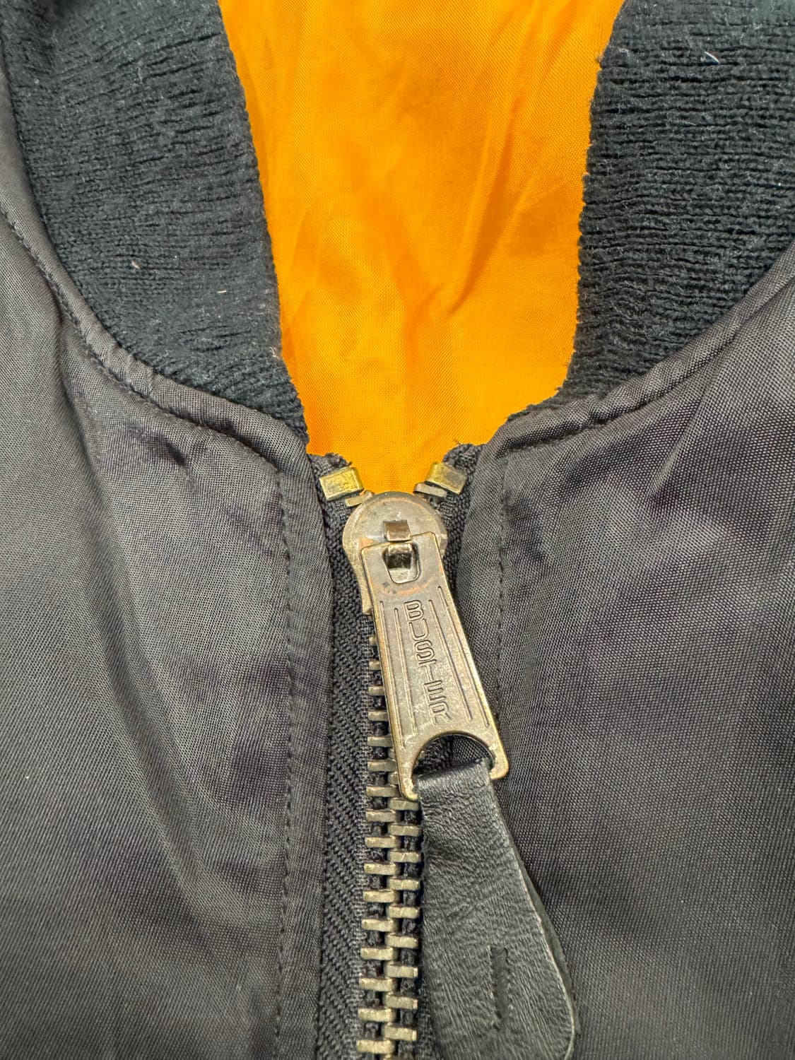 M)USA BUSTER 빈티지 블랙 MA-1 항공점퍼 상품이미지5