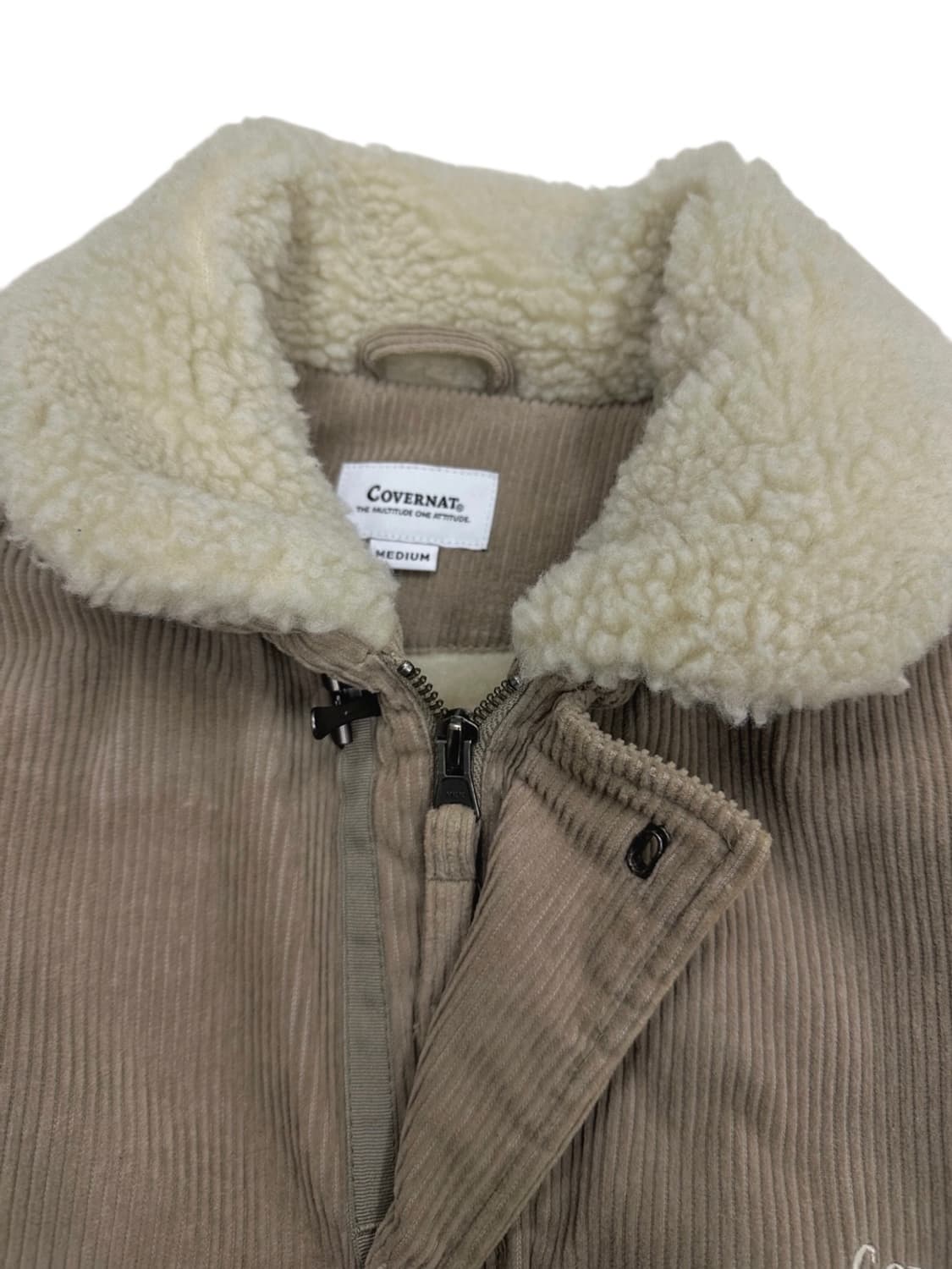 커버낫 코듀로이 기모 덱자켓 베이지 (M)  상품이미지3