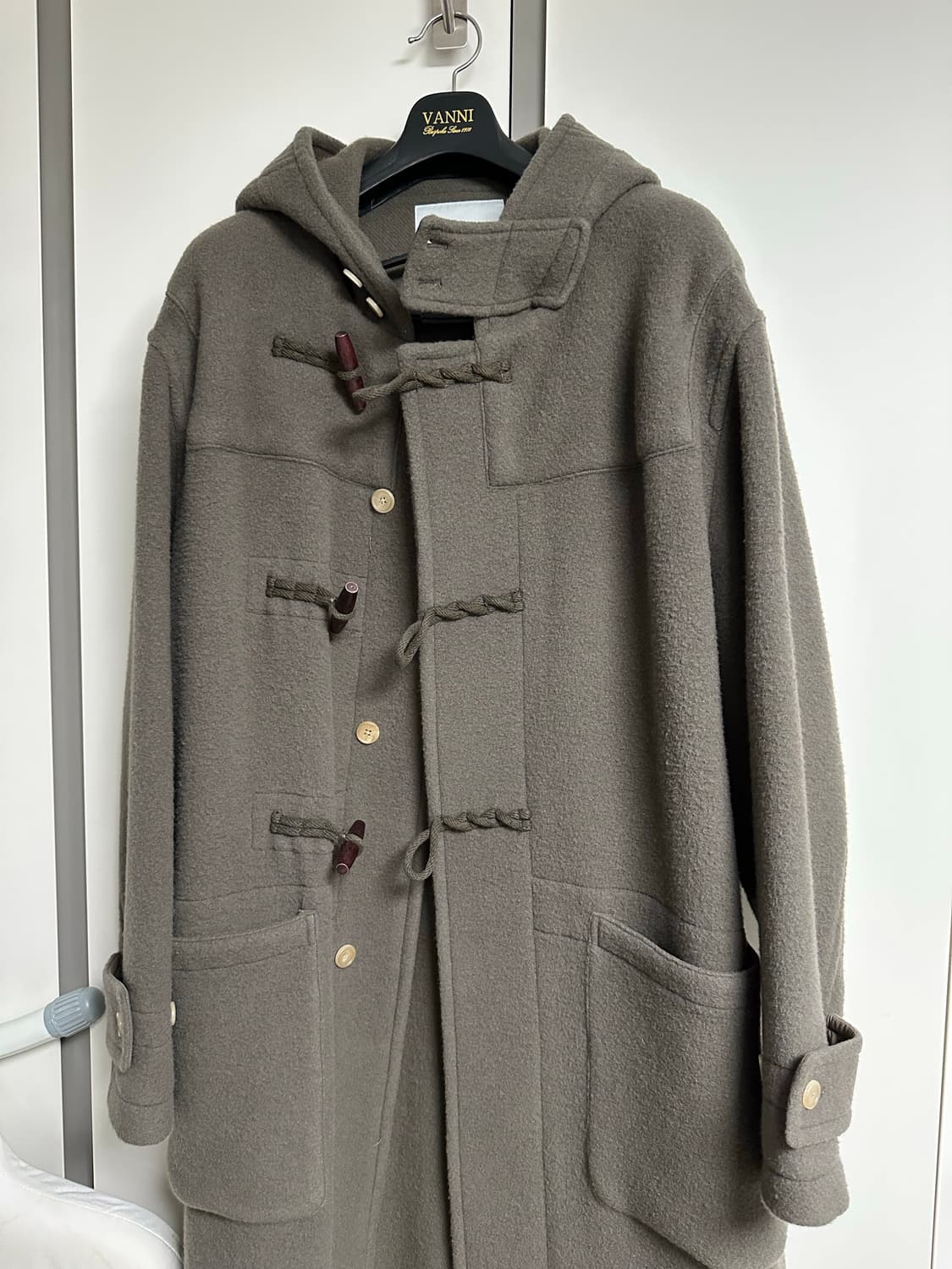 브라운야드 24fw 더플 코트 (올리브그레이) 5사이즈 상품이미지2