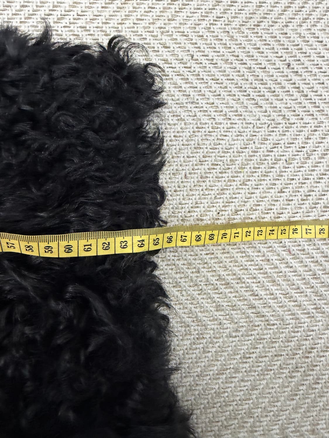 정품) maje 마쥬 블랙 리얼양털 자켓 1 상품이미지9