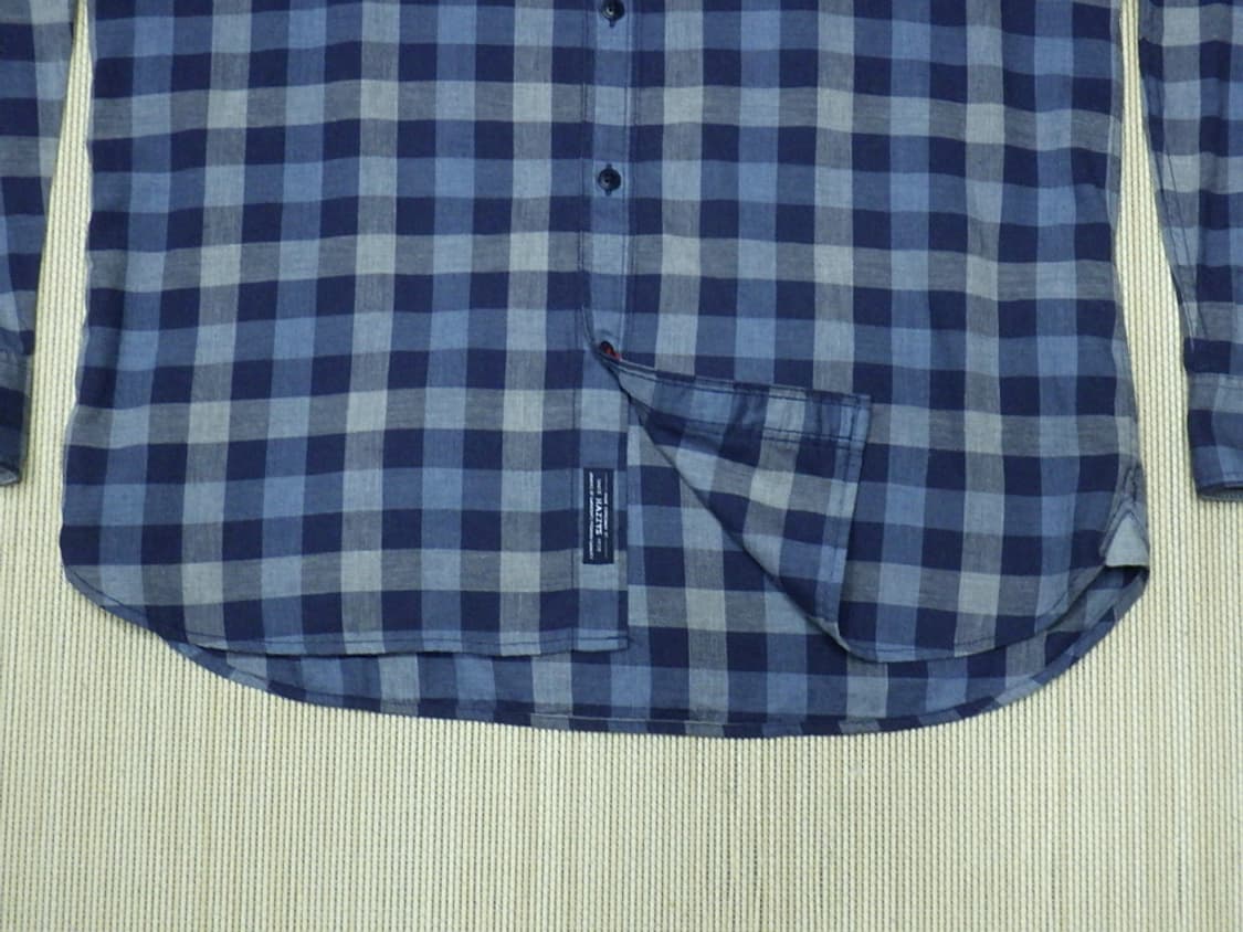 (XL/105) HAZZYS 헤지스 체크 슬림 긴팔 면 셔츠 상품이미지6