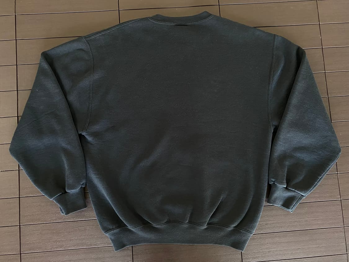 (M) 00s 빈티지 러셀 스웻셔츠 블랙 상품이미지2