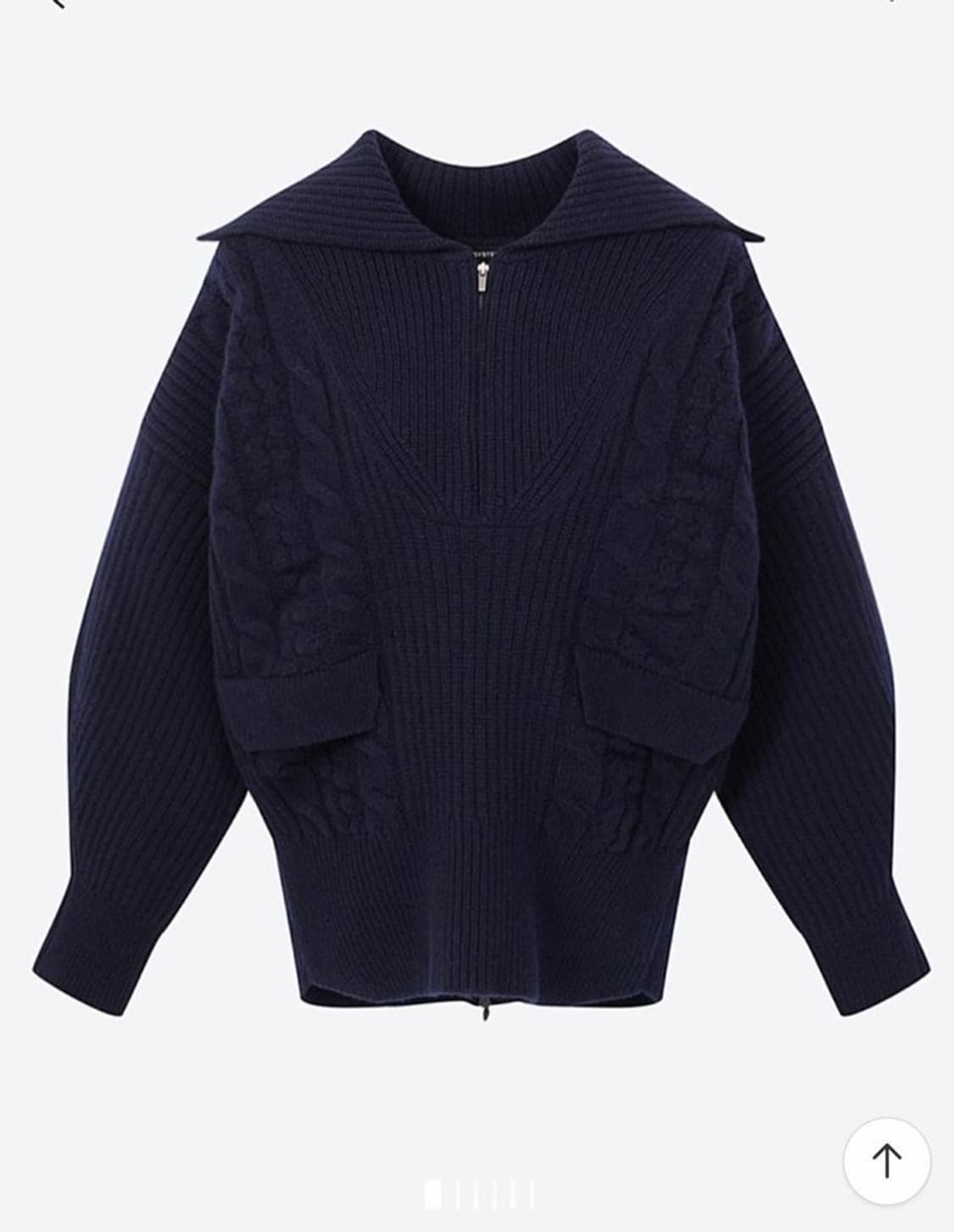 한섬 시스템 2021  케이블 니트  F사이즈 상품이미지2