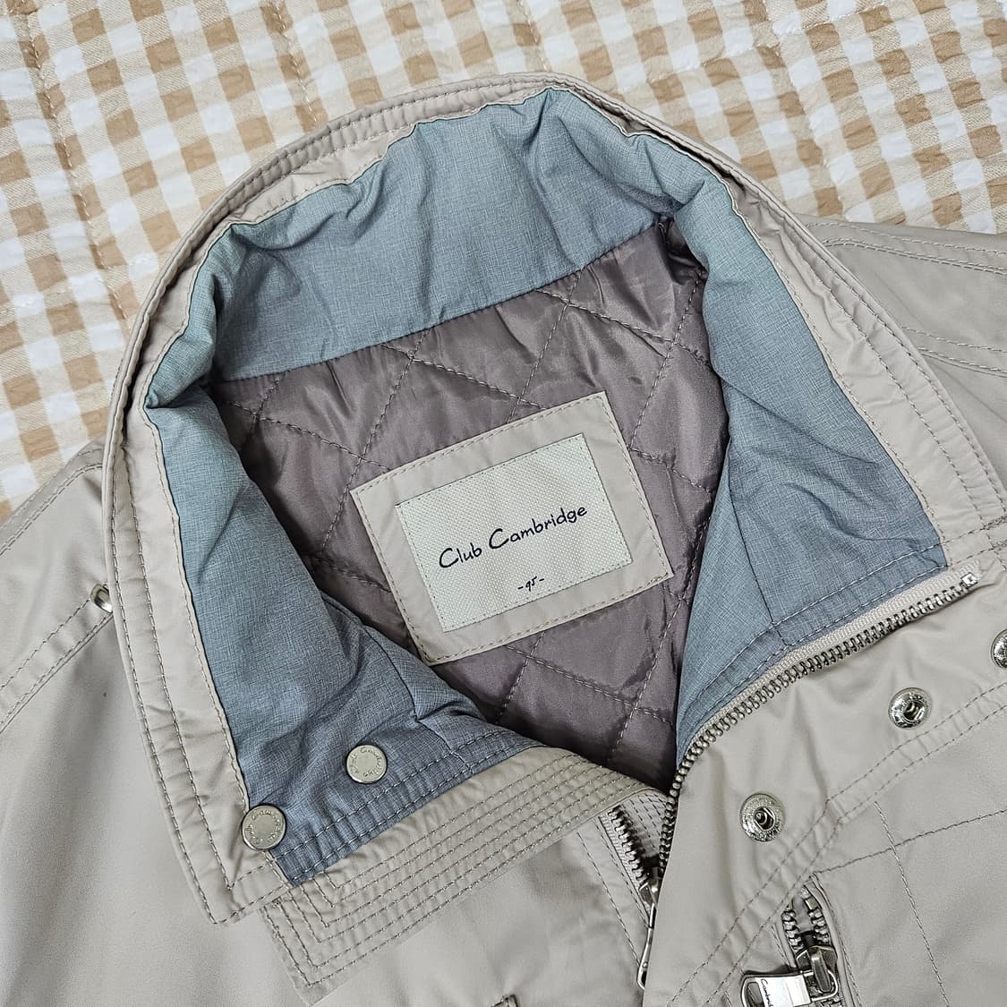 클럽캠브리지 누빔 경량패딩 남자100 상품이미지2