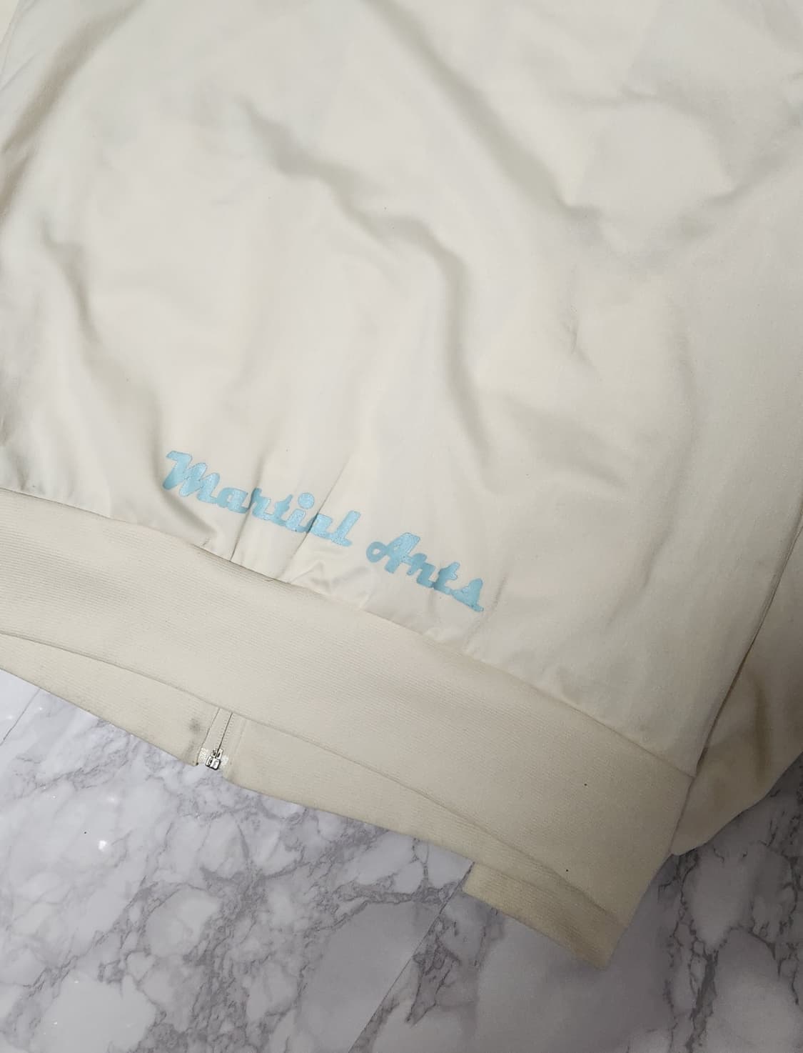 아디다스 삼선 아이보리x민트 트레이닝 져지 자켓 상품이미지2