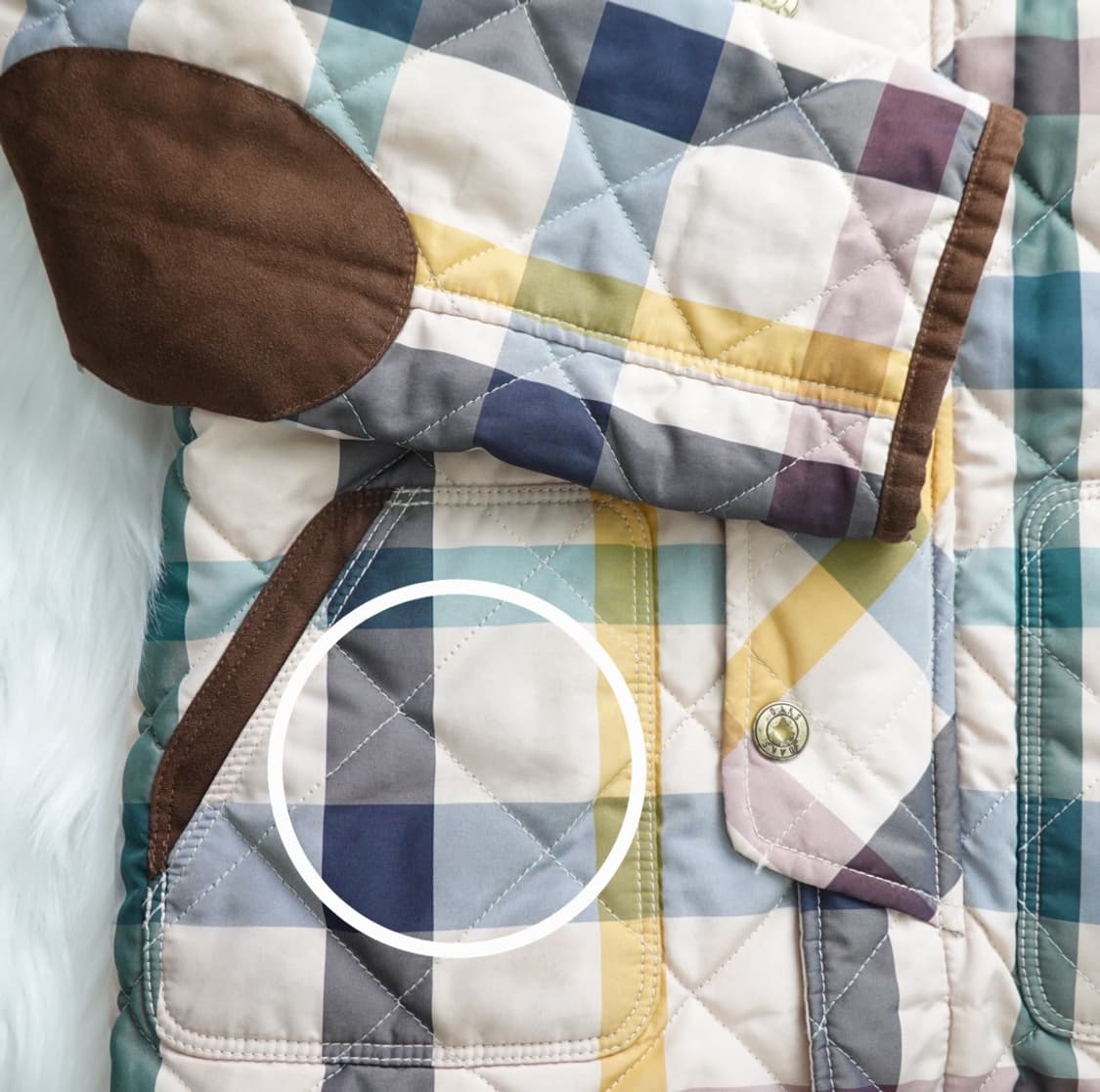 DAKS 닥스 키즈 브리티시 체크 퀼팅 자켓 1850 상품이미지5