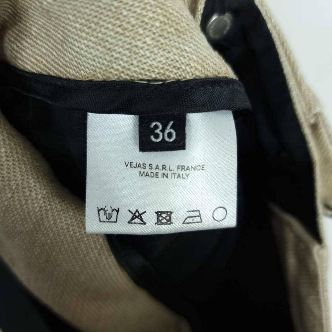 [베자스] 하이웨스트 베기핏 린넨 팬츠 M17849 상품이미지7