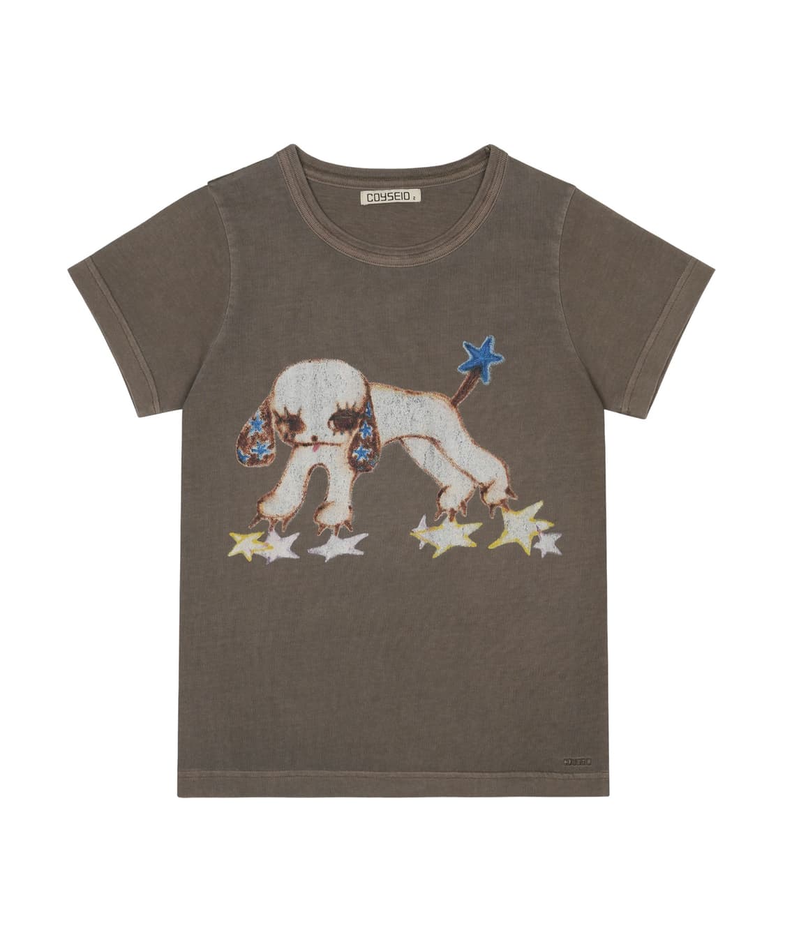 코이세이오 VINTAGE PUPPY T-SHIRT ASH BROWN 2 상품이미지1