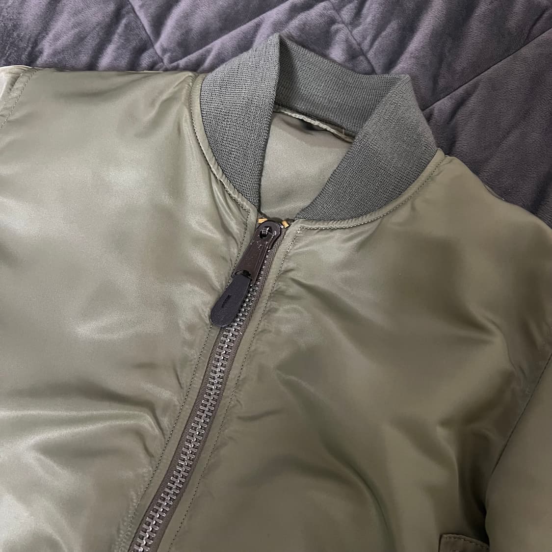 알파인더스트리 MA-1 카키 상품이미지4