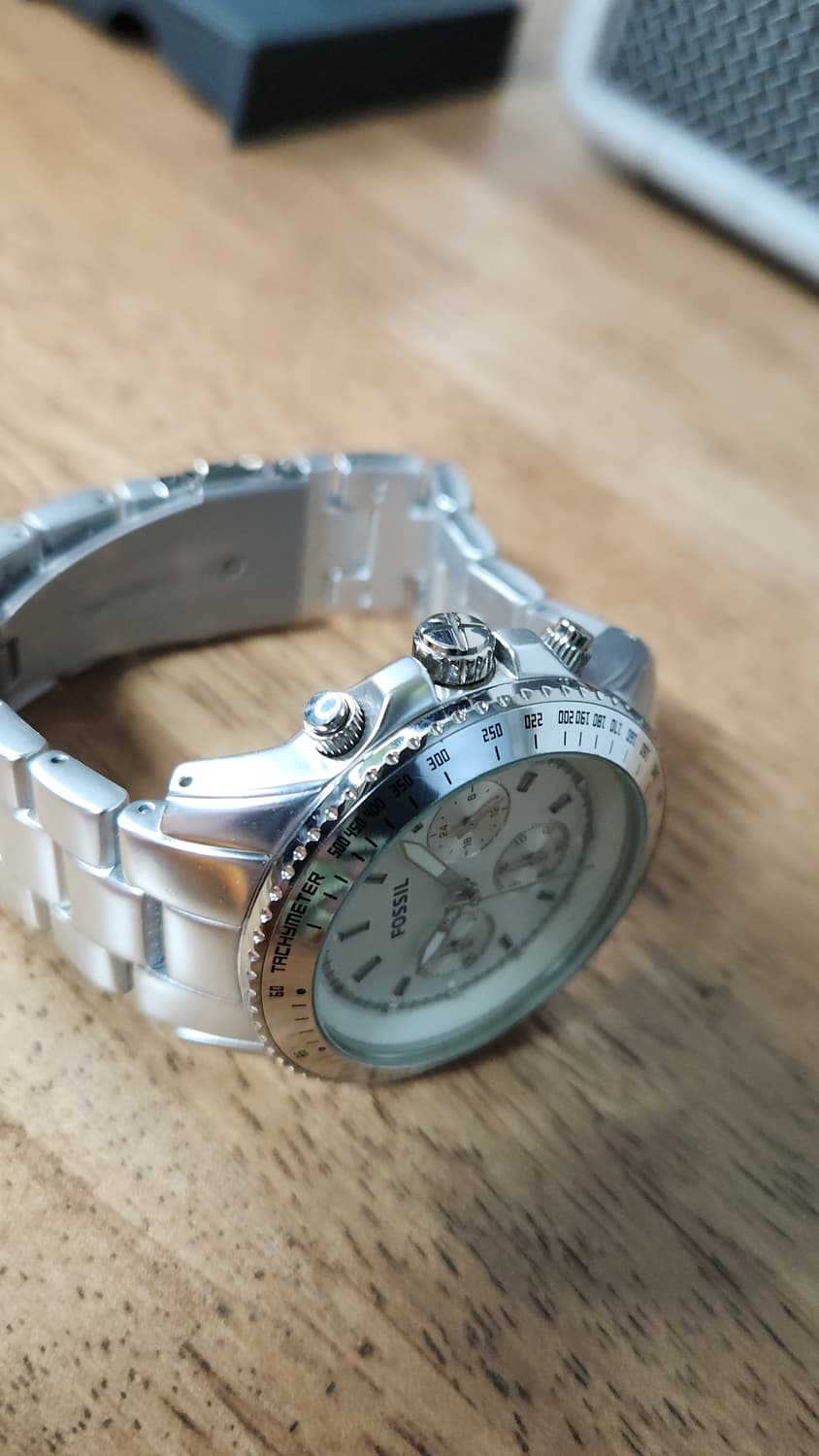 # FOSSIL 파슬 스텔라 크로노그래프 실버톤 알루미늄 시계 상품이미지7