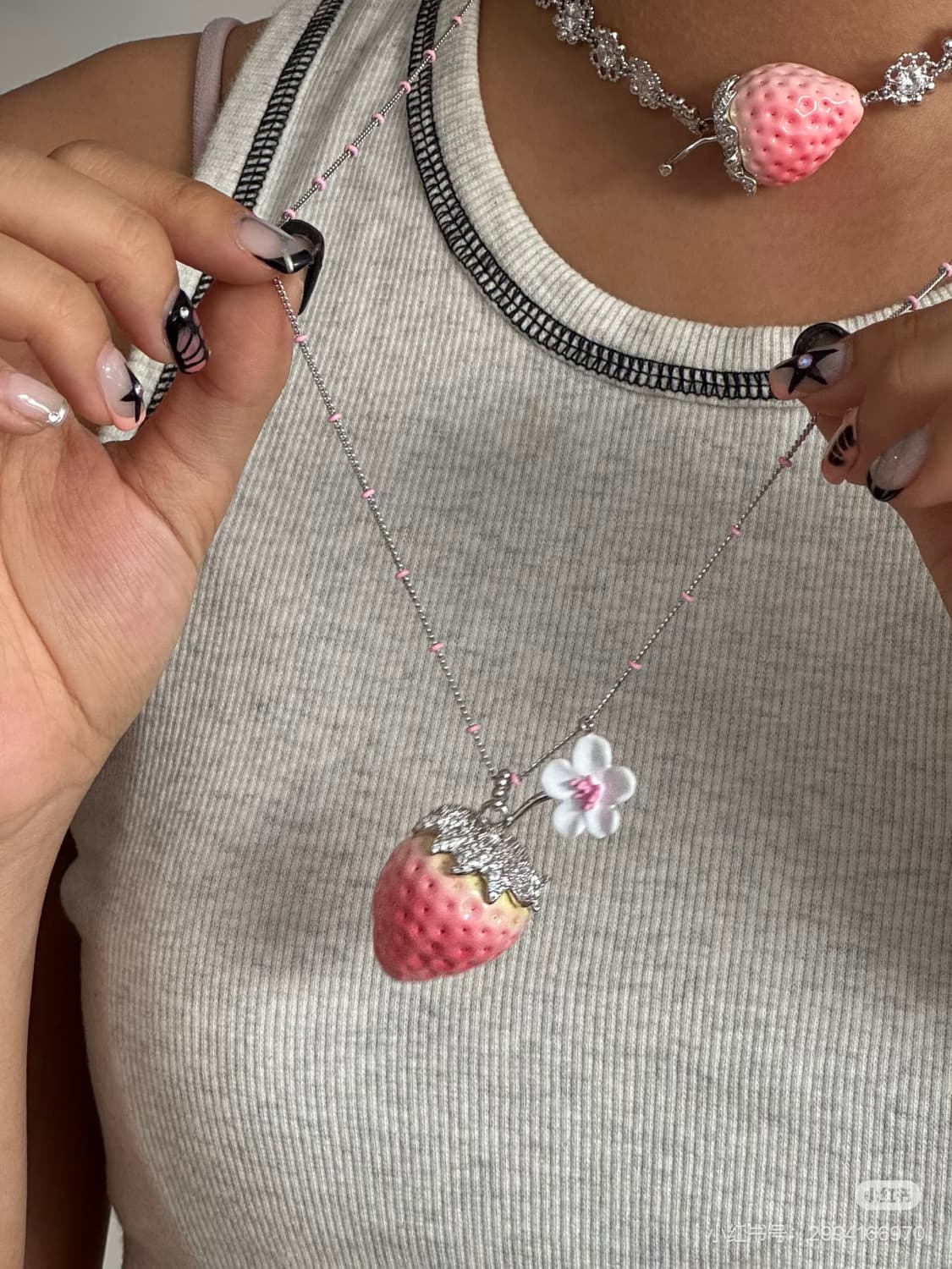 yvmin 딸기 목걸이 상품이미지1