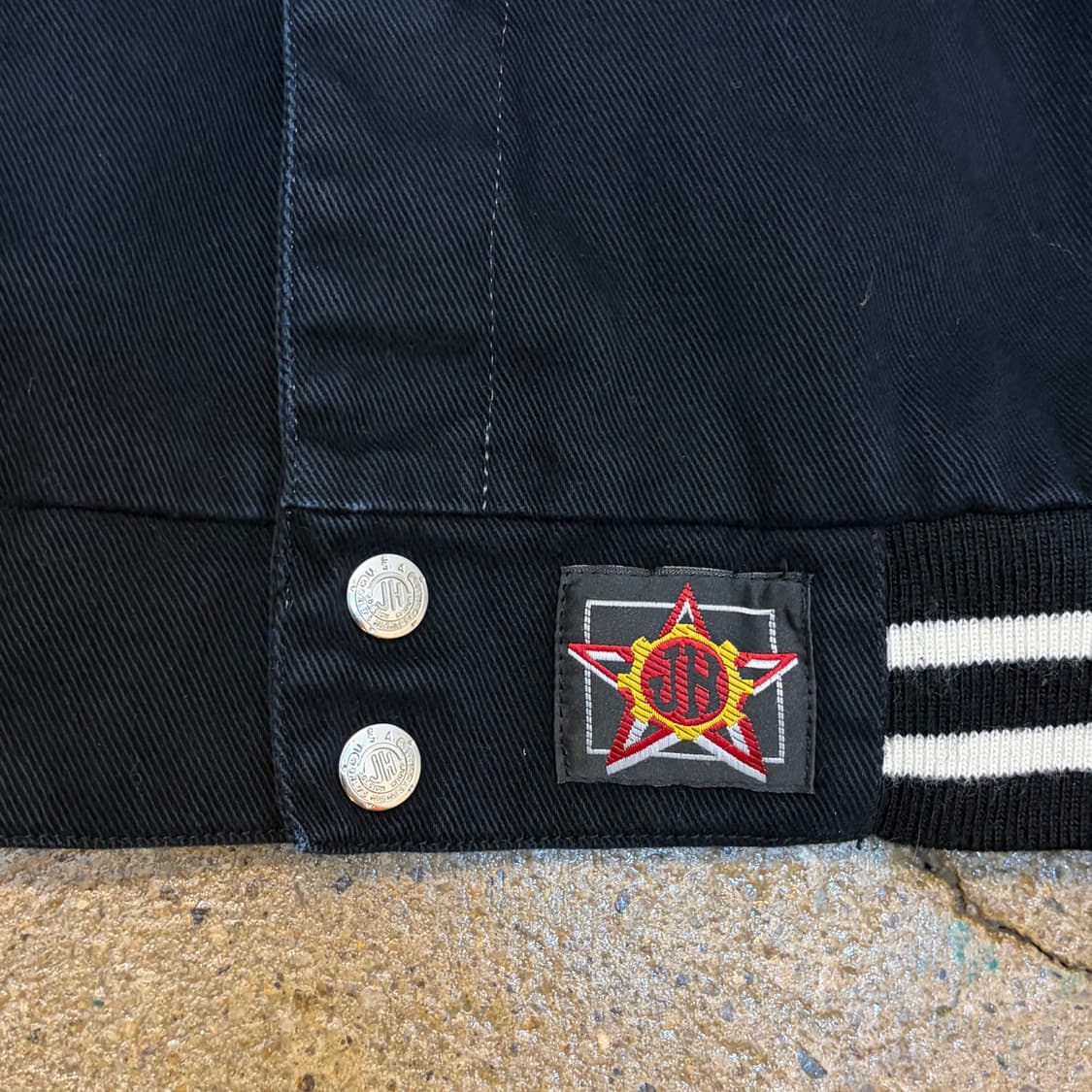 90s 미국 빈티지 제프헤밀턴 NHL 시카고 블랙호크스 우승 자켓 상품이미지7