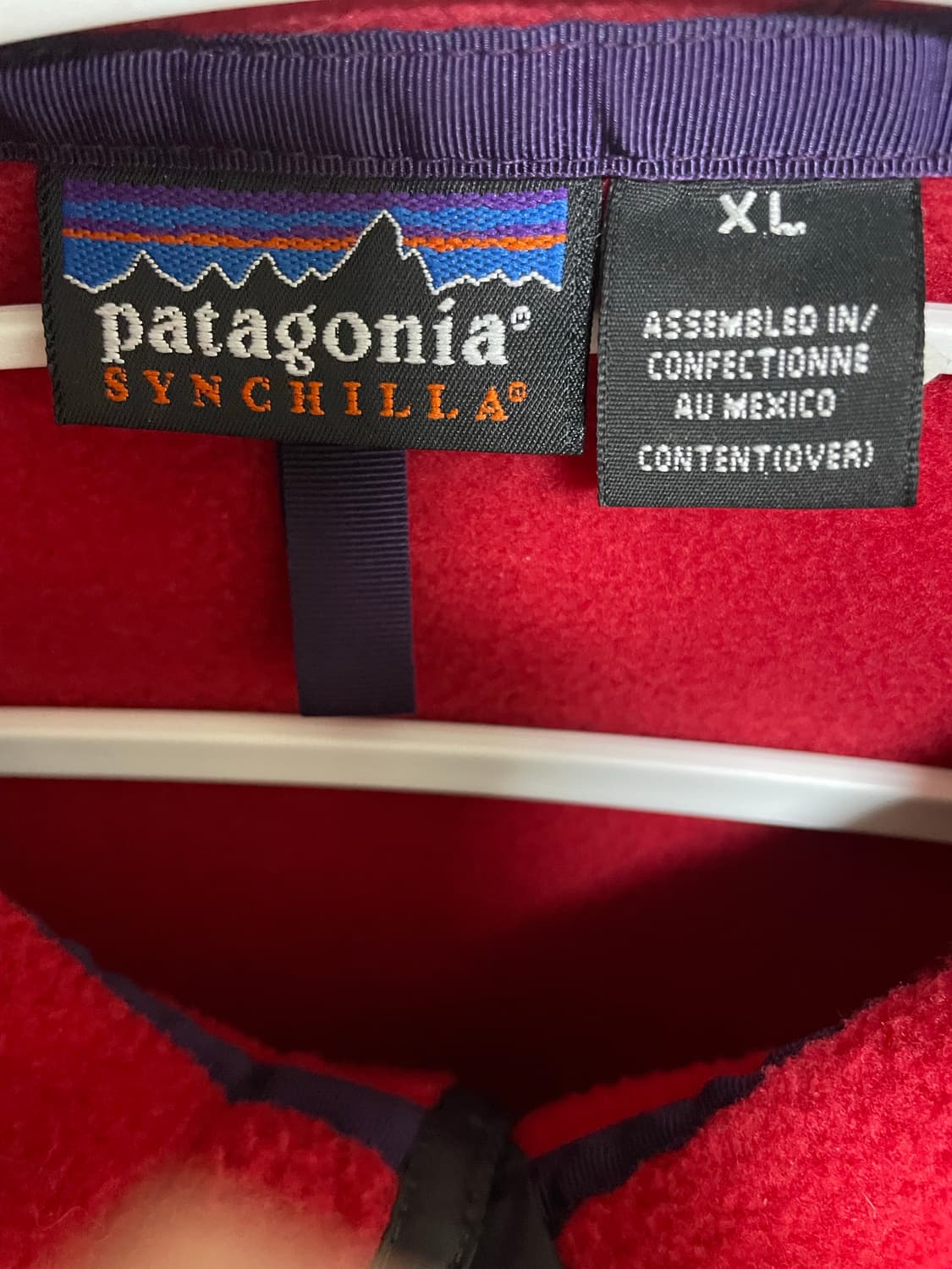 파타고니아 신칠라 90s 레드/블랙  상품이미지3