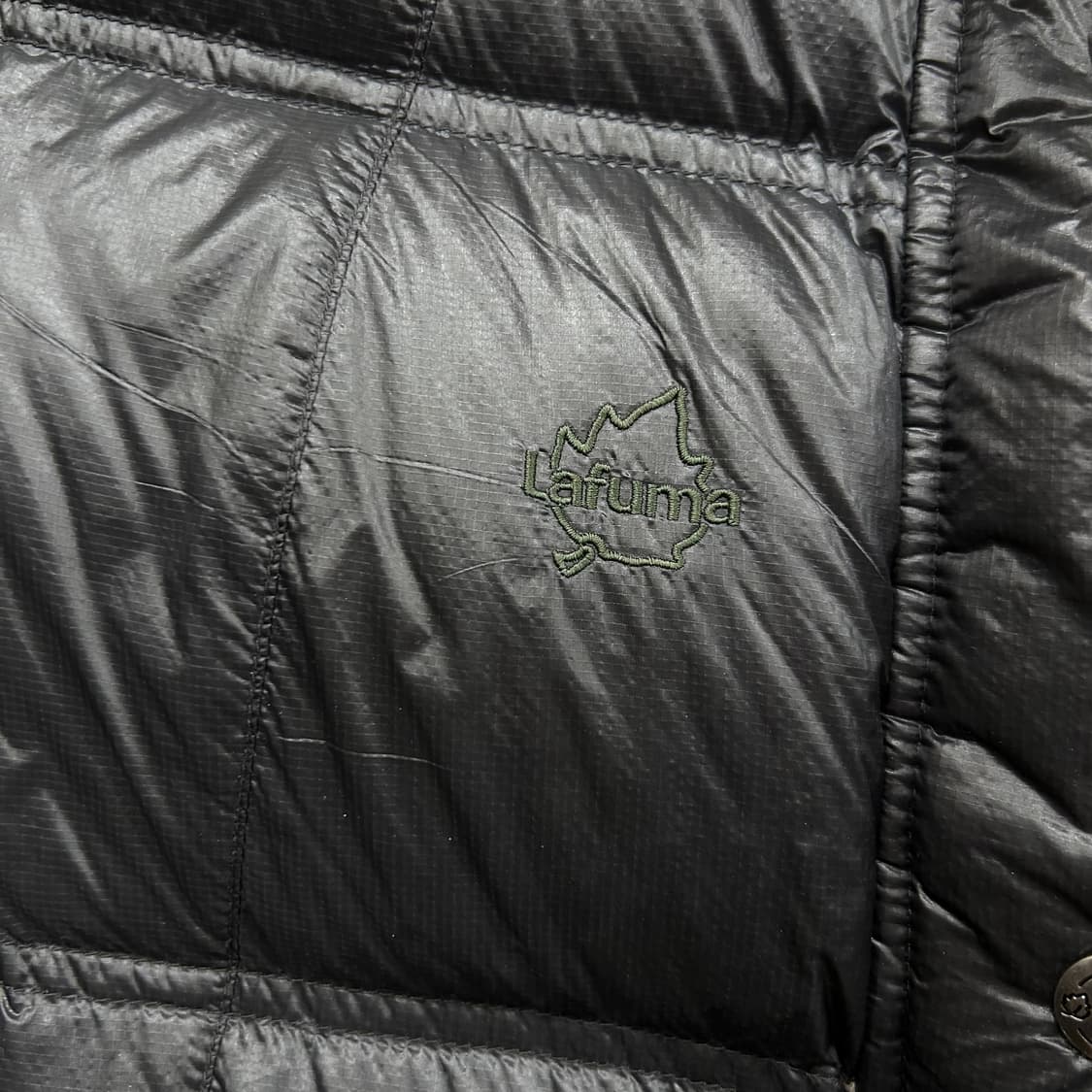 라푸마 구스다운 숄더패치 글로시 패딩 상품이미지3