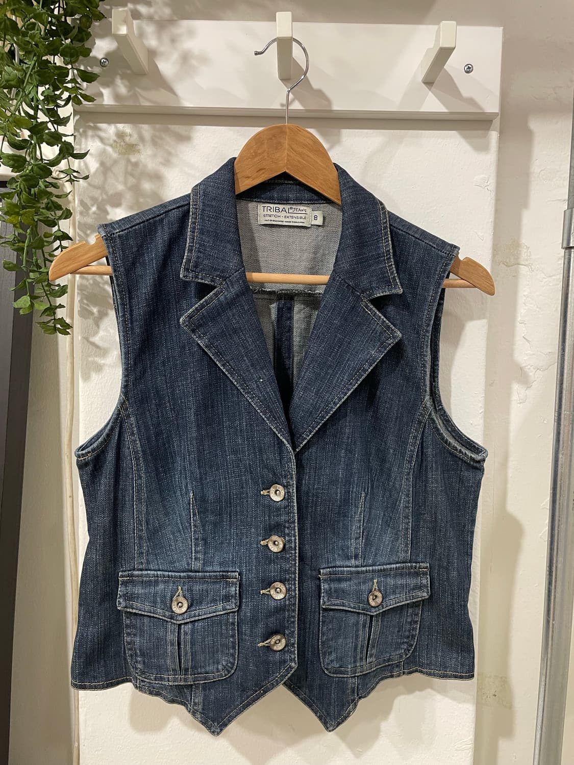 TRIBAL jeans denim vest 상품이미지6