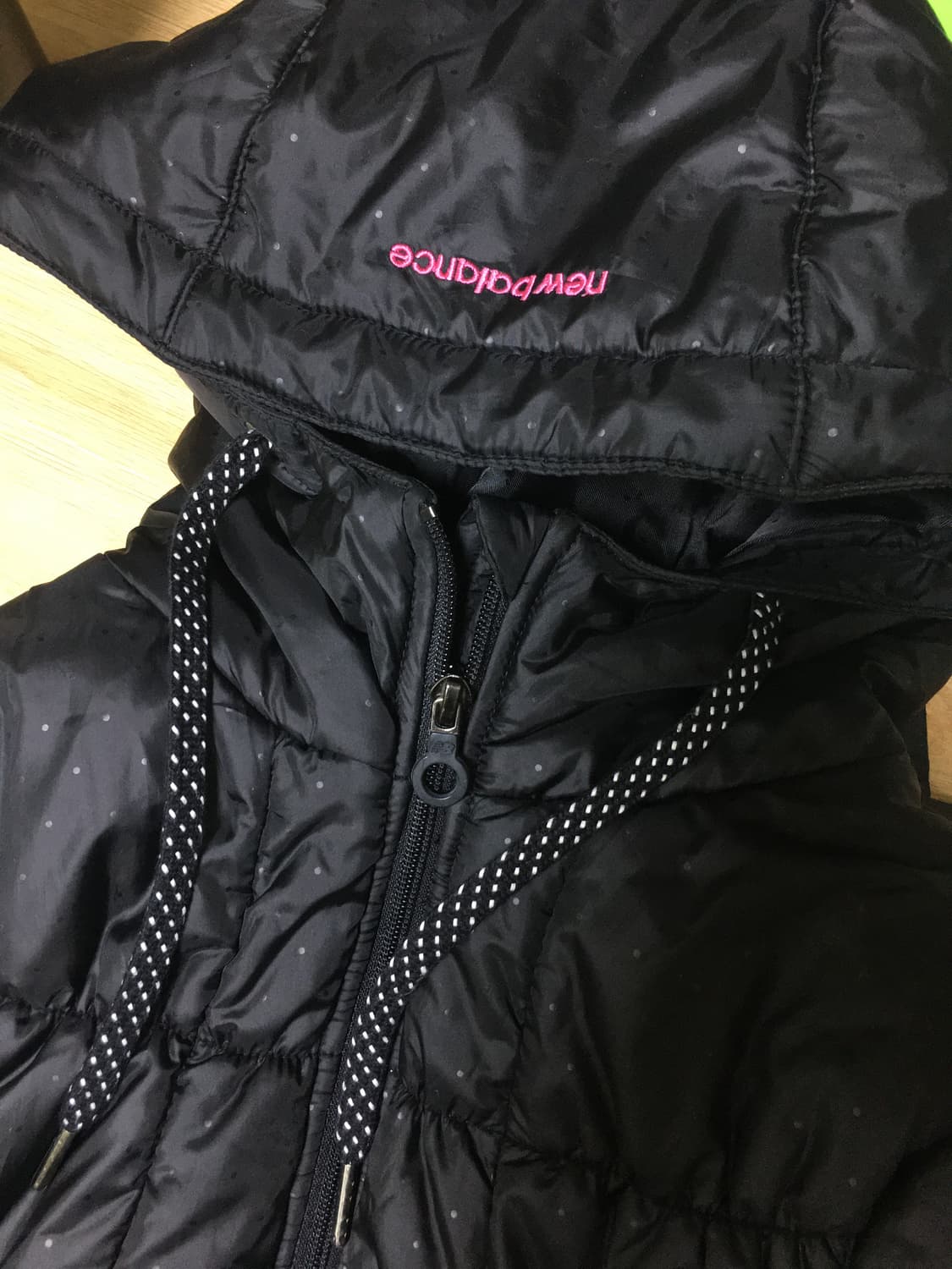 Dot crop padding vest 상품이미지6