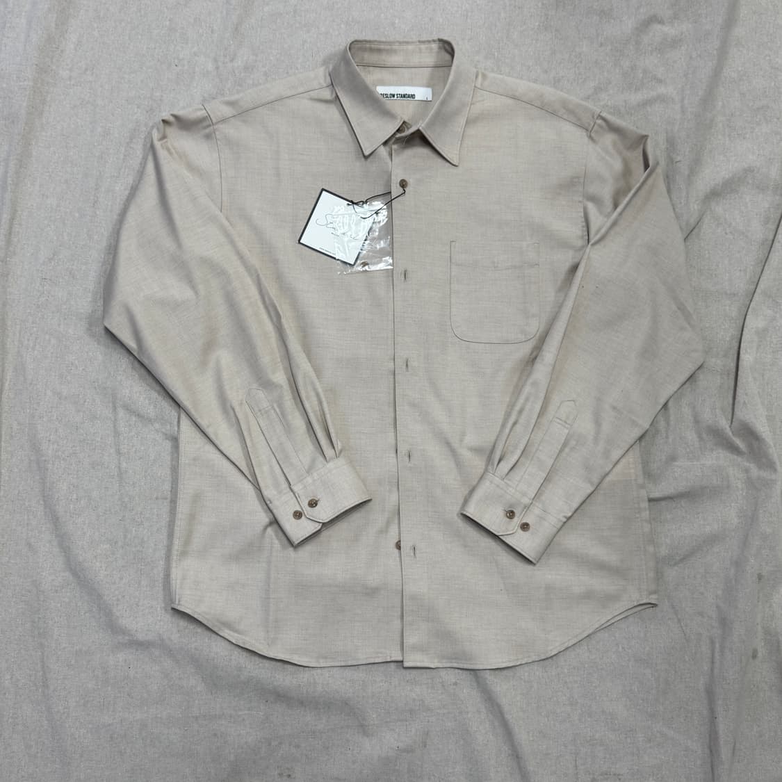 비슬로우 오트밀베이지 셔츠 L 상품이미지1