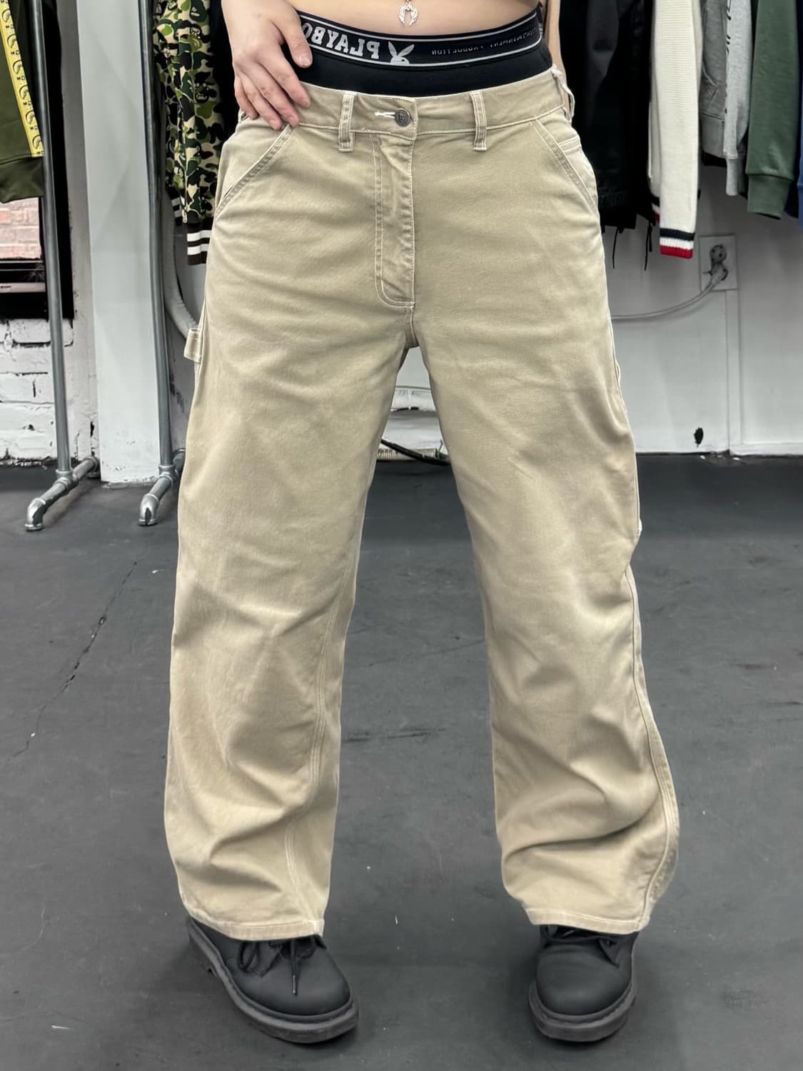 나이키 베이지 카펜터팬츠 상품이미지1