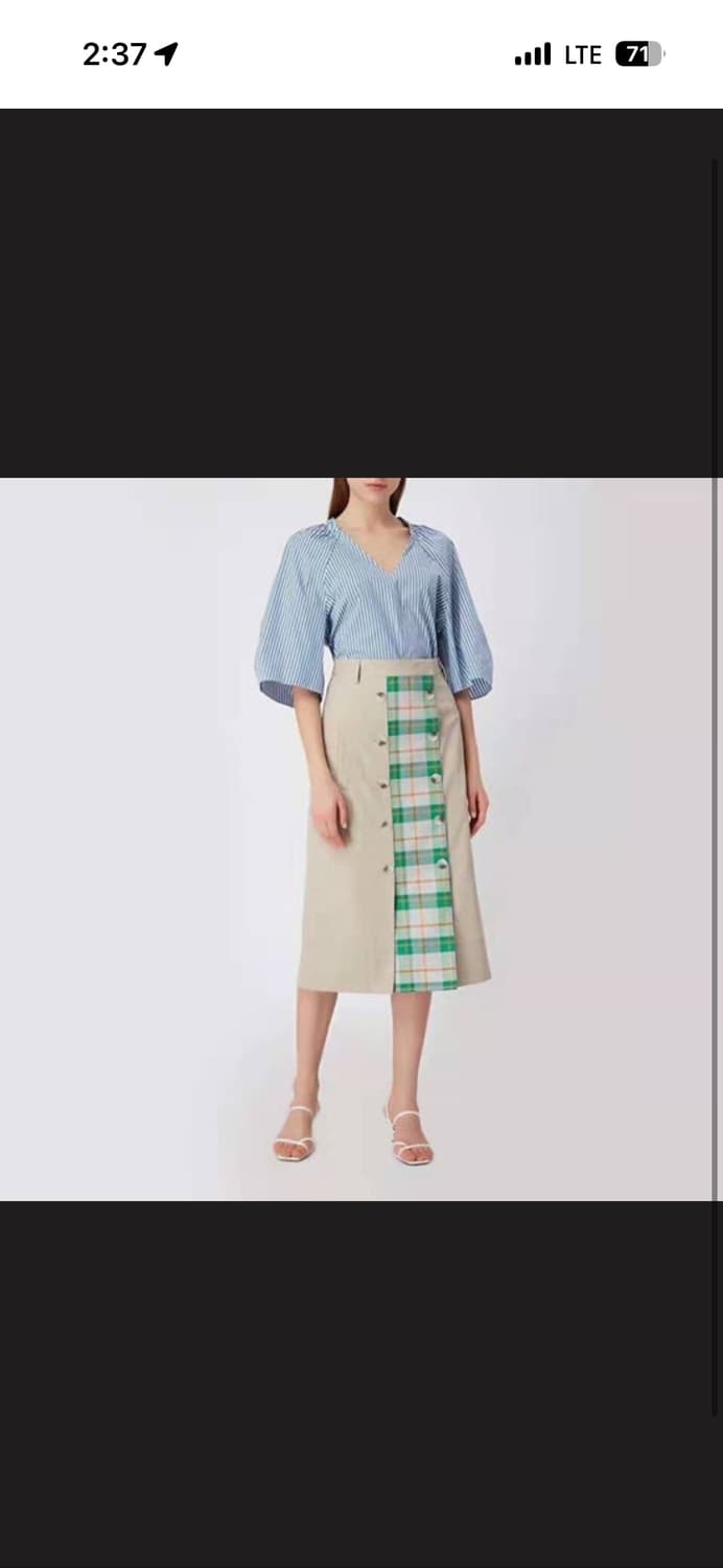 티비 tibi 랩 스커트 상품이미지2