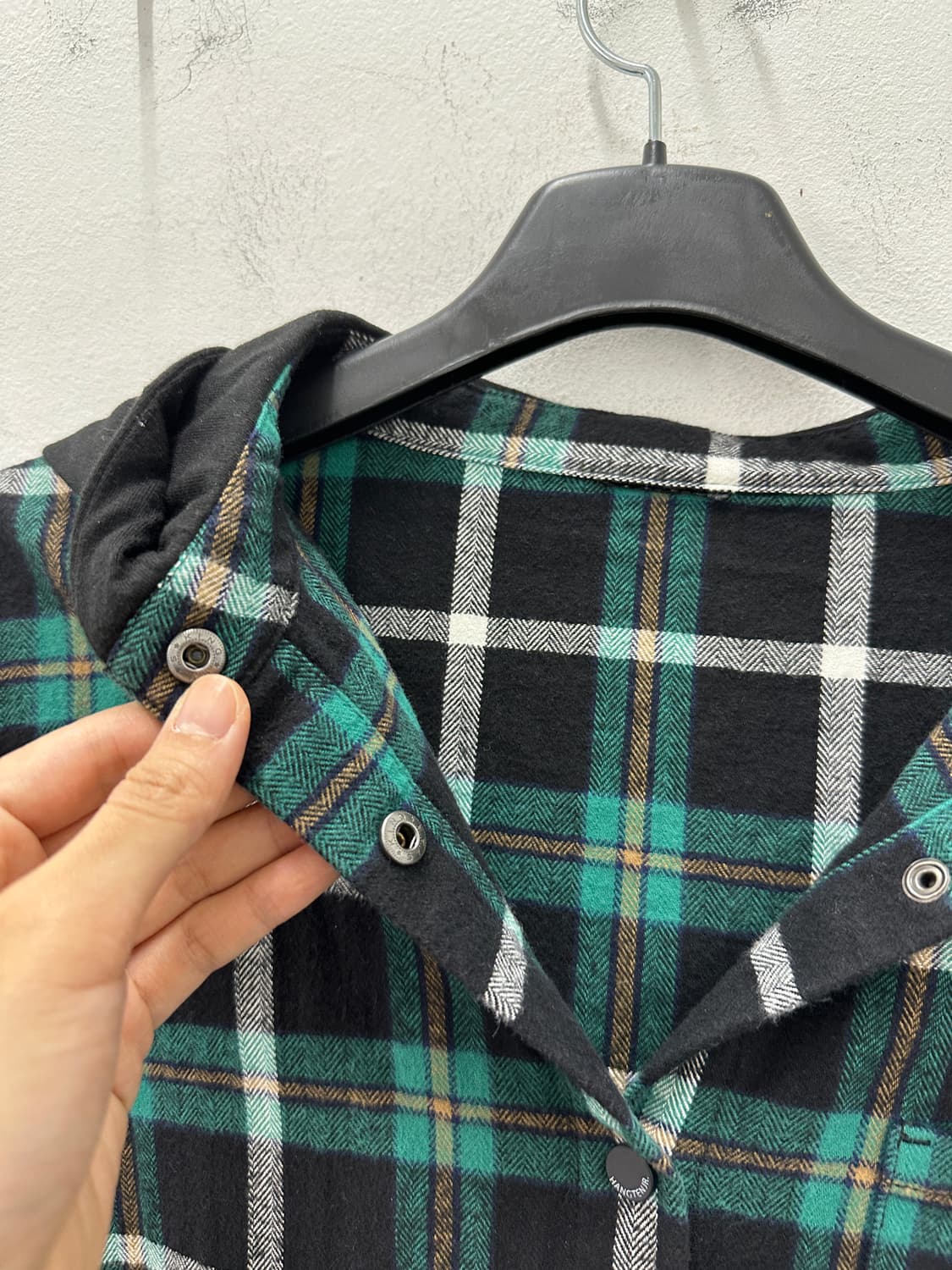 Vintage check hood jacket  상품이미지5