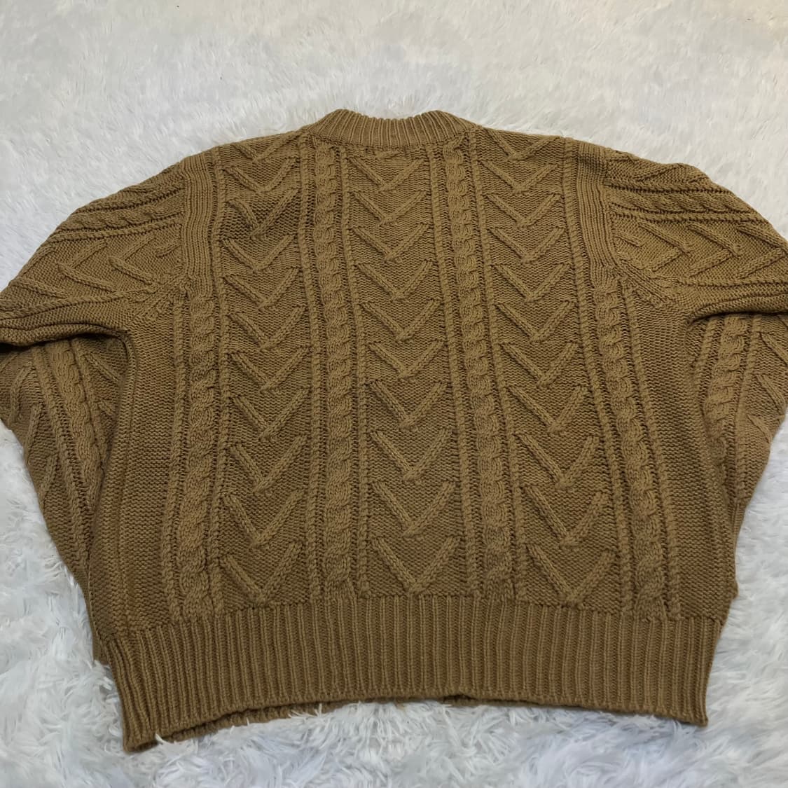 빈티지 베이직 꽈배기 니트 집업 845 y2k 스트릿 모리 갸루 일본빈티 상품이미지4