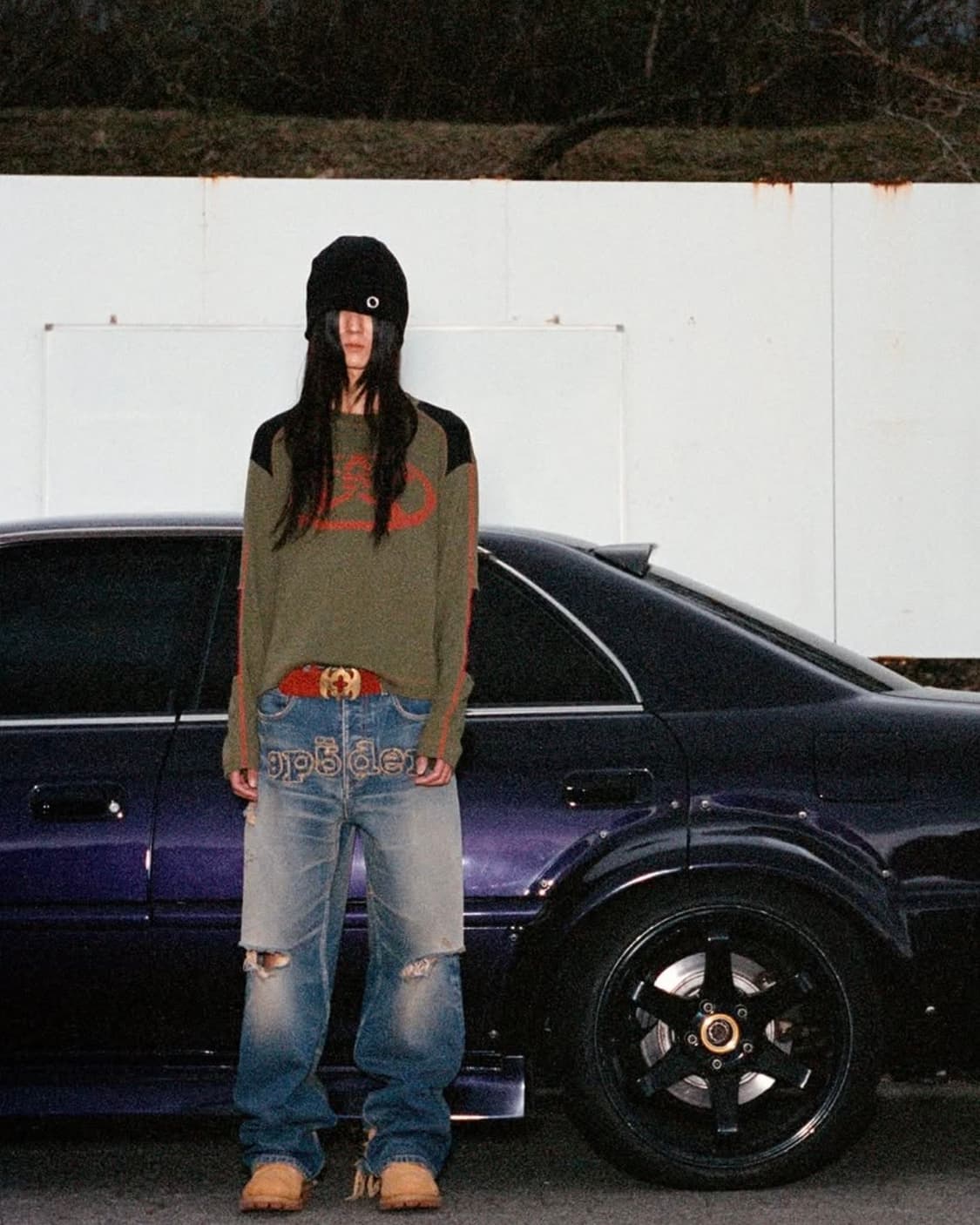 SP5DER SERVICE longsleeve Chive 상품이미지1