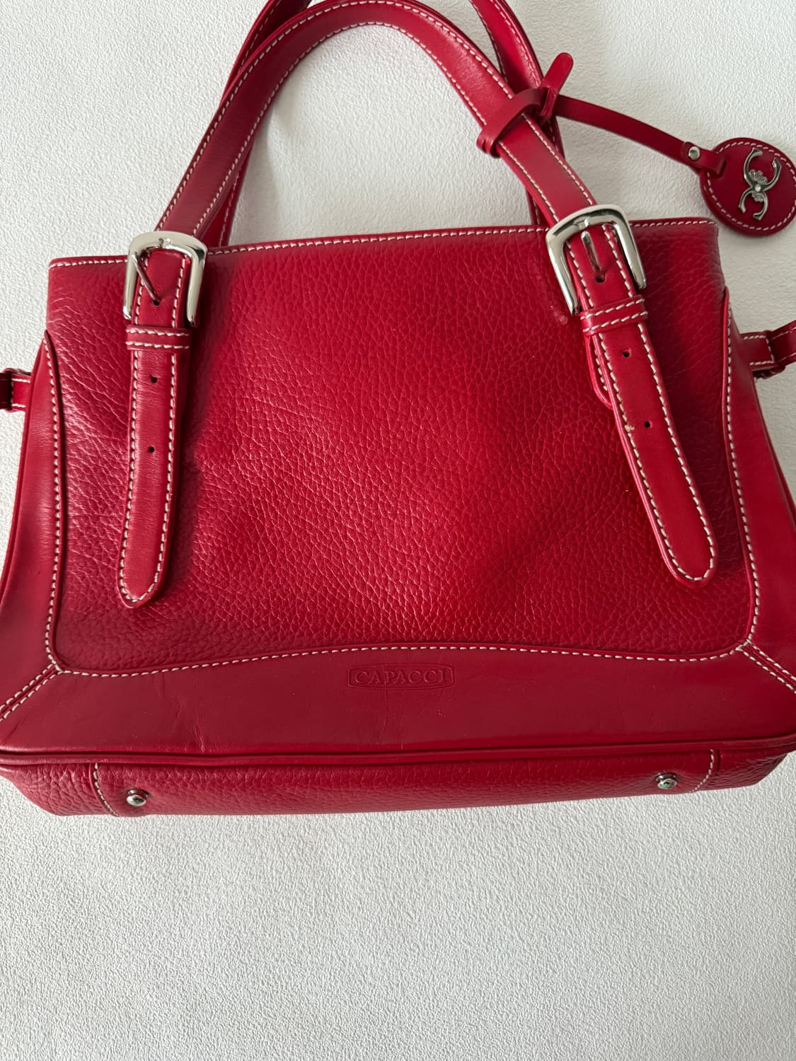 Pre owned 레더 토트 숄더백 상품이미지6