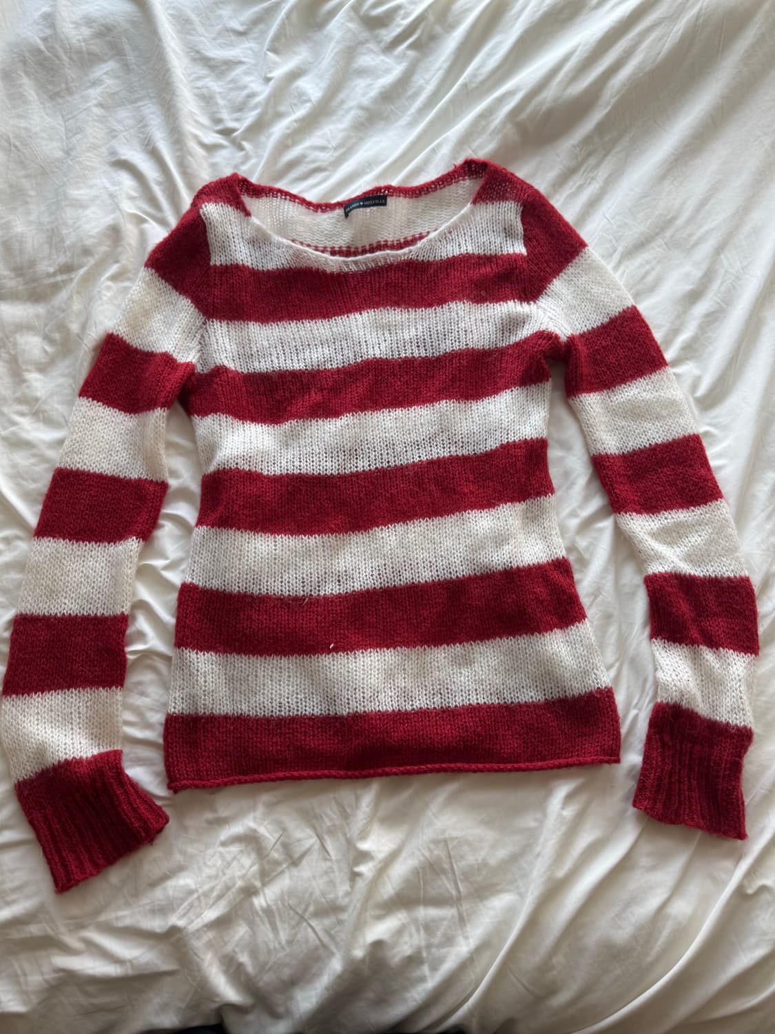 브랜디멜빌 모헤어 스트라이프 니트 상품이미지1