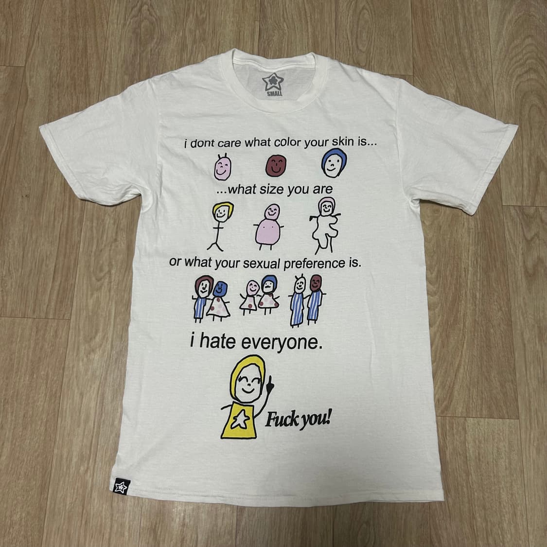 스타팀 아이헤이트에브리원 티셔츠 상품이미지1