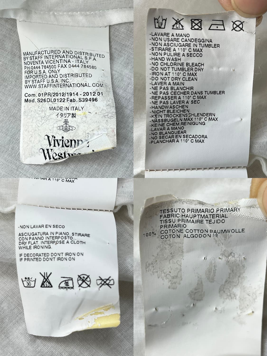 비비안웨스트우드 12ss 카라 셔츠 상품이미지6